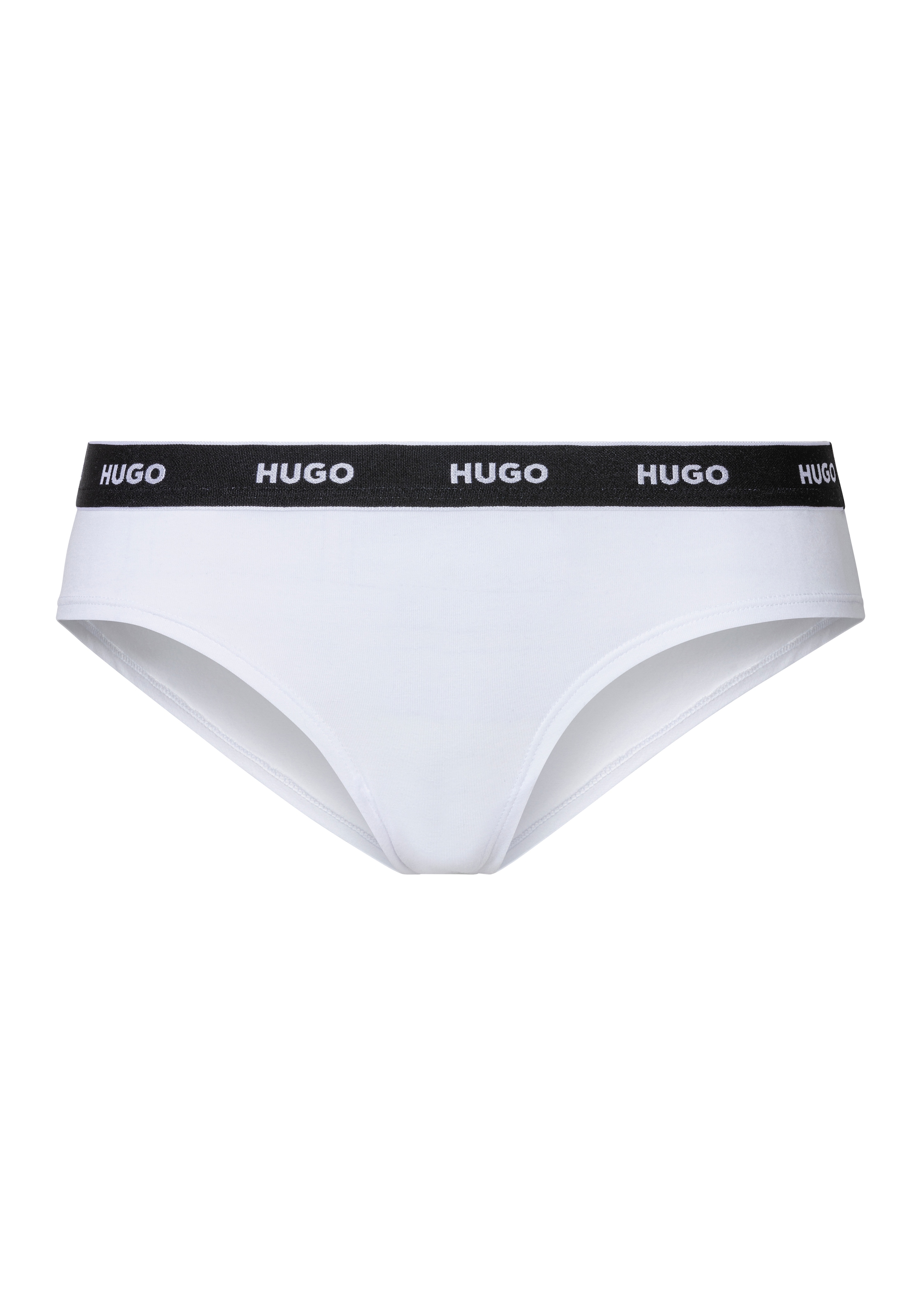 HUGO Underwear Slip »TRIPLET BRIEF STRIPE«, (Packung, 3 St., 3er-Pack), mit kontrastfarbenem Logobund