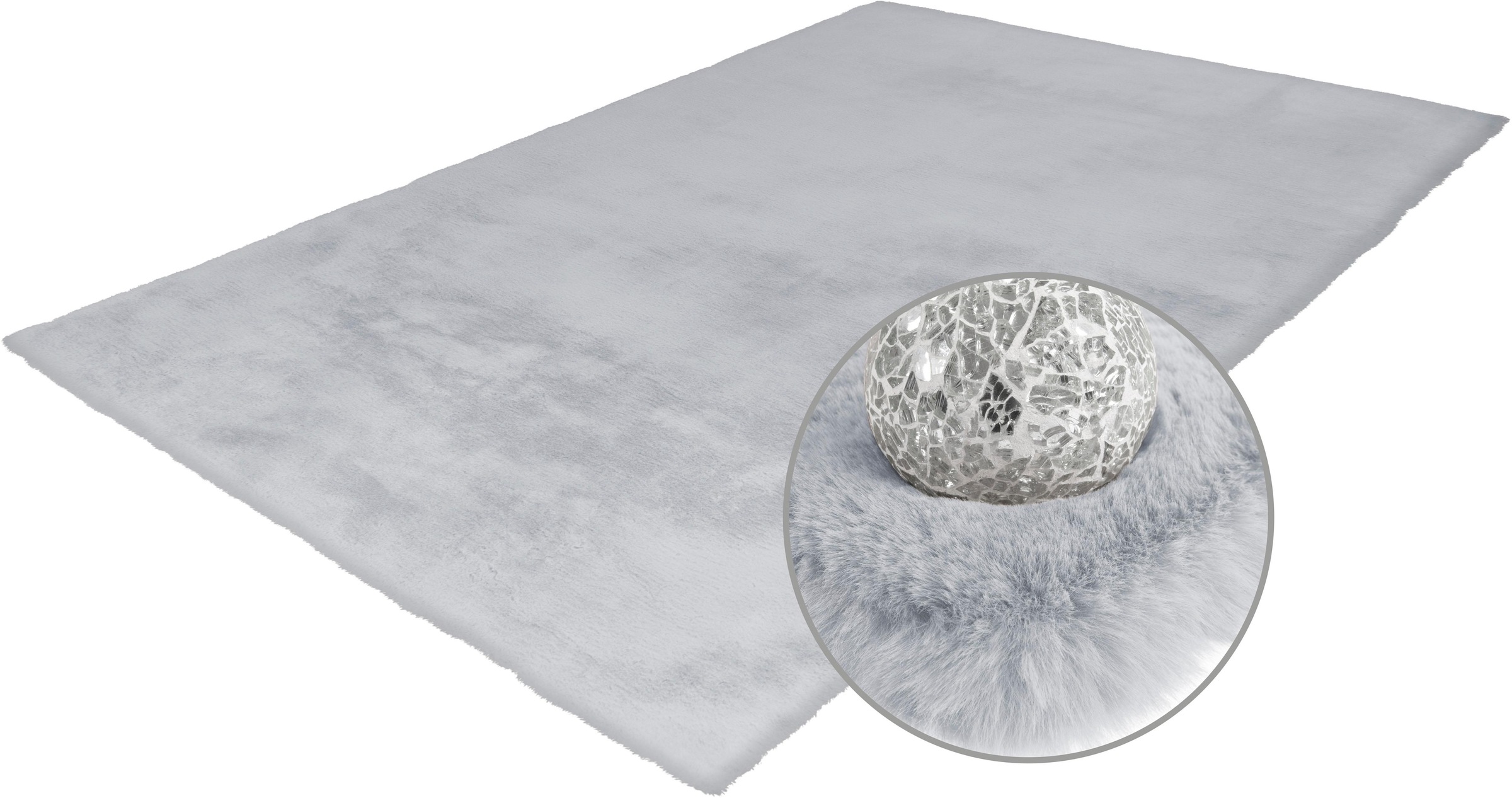 Image of Arte Espina Hochflor-Teppich »Rabbit 100«, rechteckig, 45 mm Höhe, Besonders weich durch Microfaser, Wohnzimmer bei Ackermann Versand Schweiz