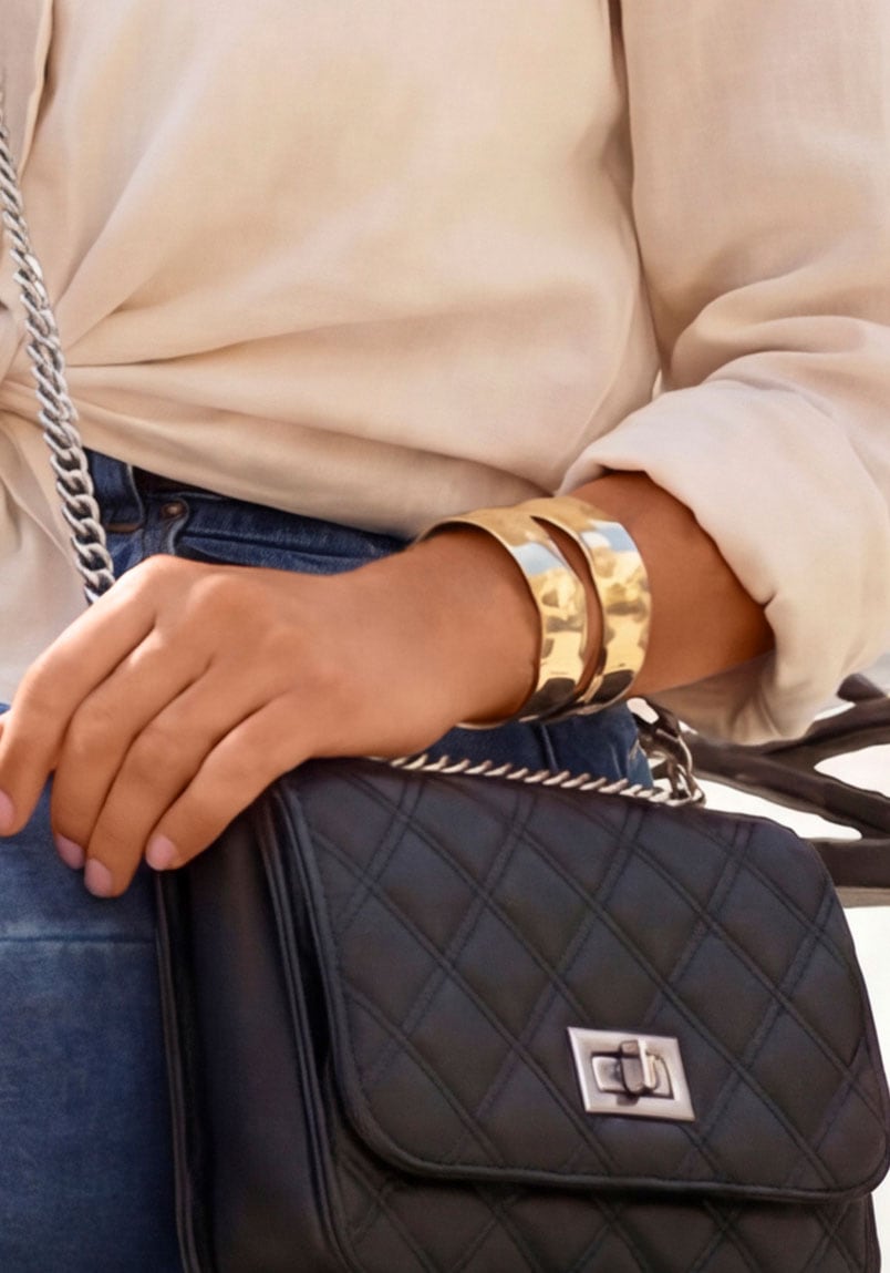 LASCANA Bracelet bracelet ouvert avec effet martelé