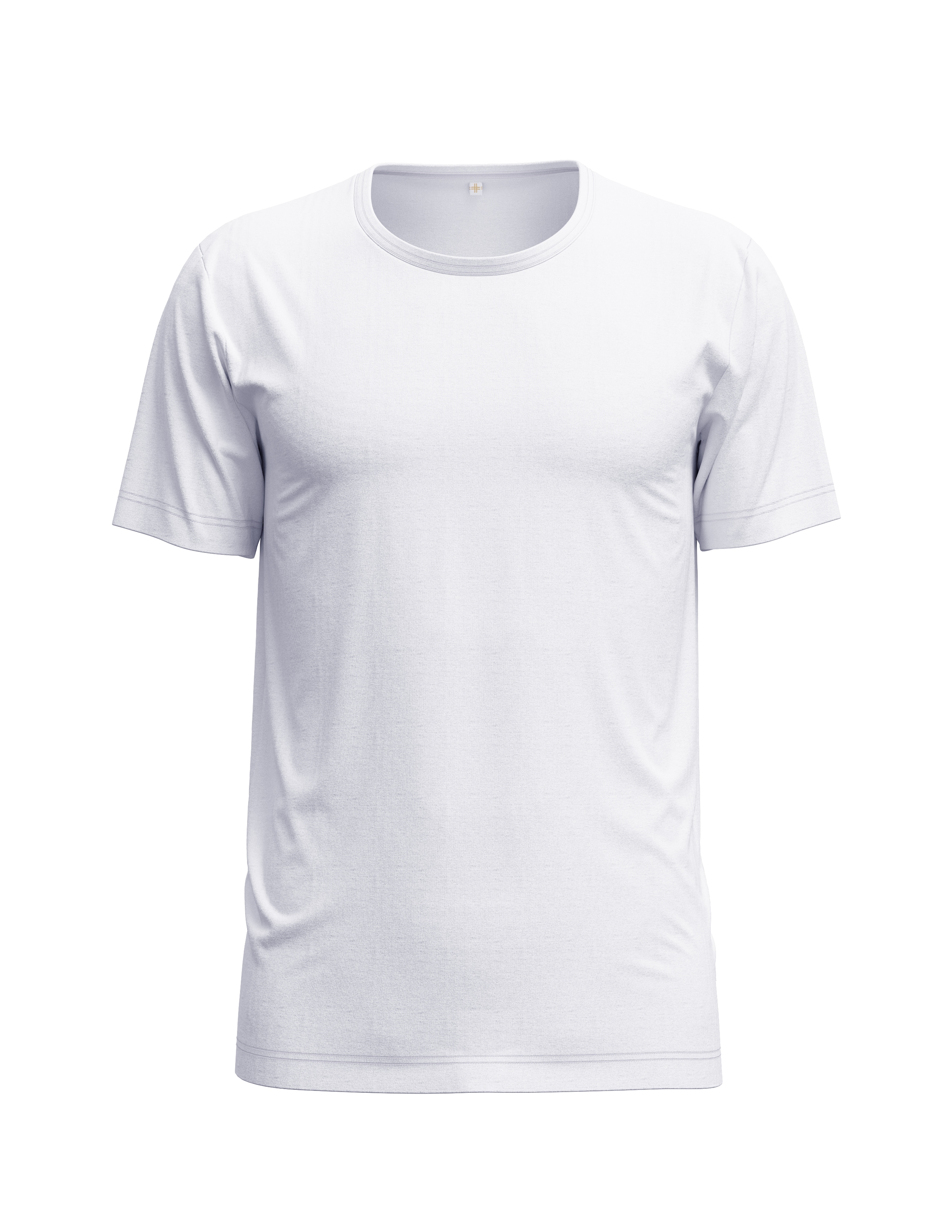 CALIDA T-Shirt »Natural Cooling« Rundhals-Ausschnitt, Single Jersey, elastisch, weich, Kurzarm