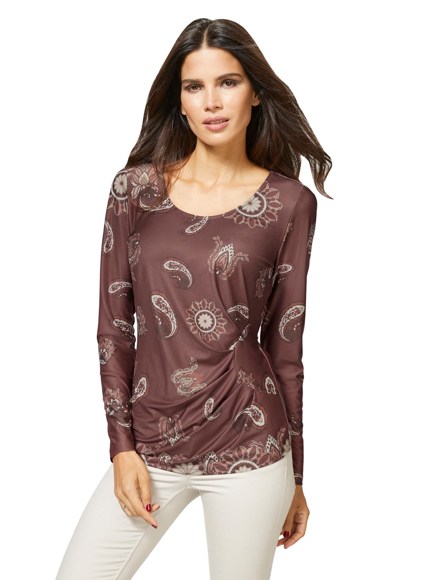 Image of ASHLEY BROOKE by Heine Rundhalsshirt »Druck-Shirt«, (1 tlg.) bei Ackermann Versand Schweiz