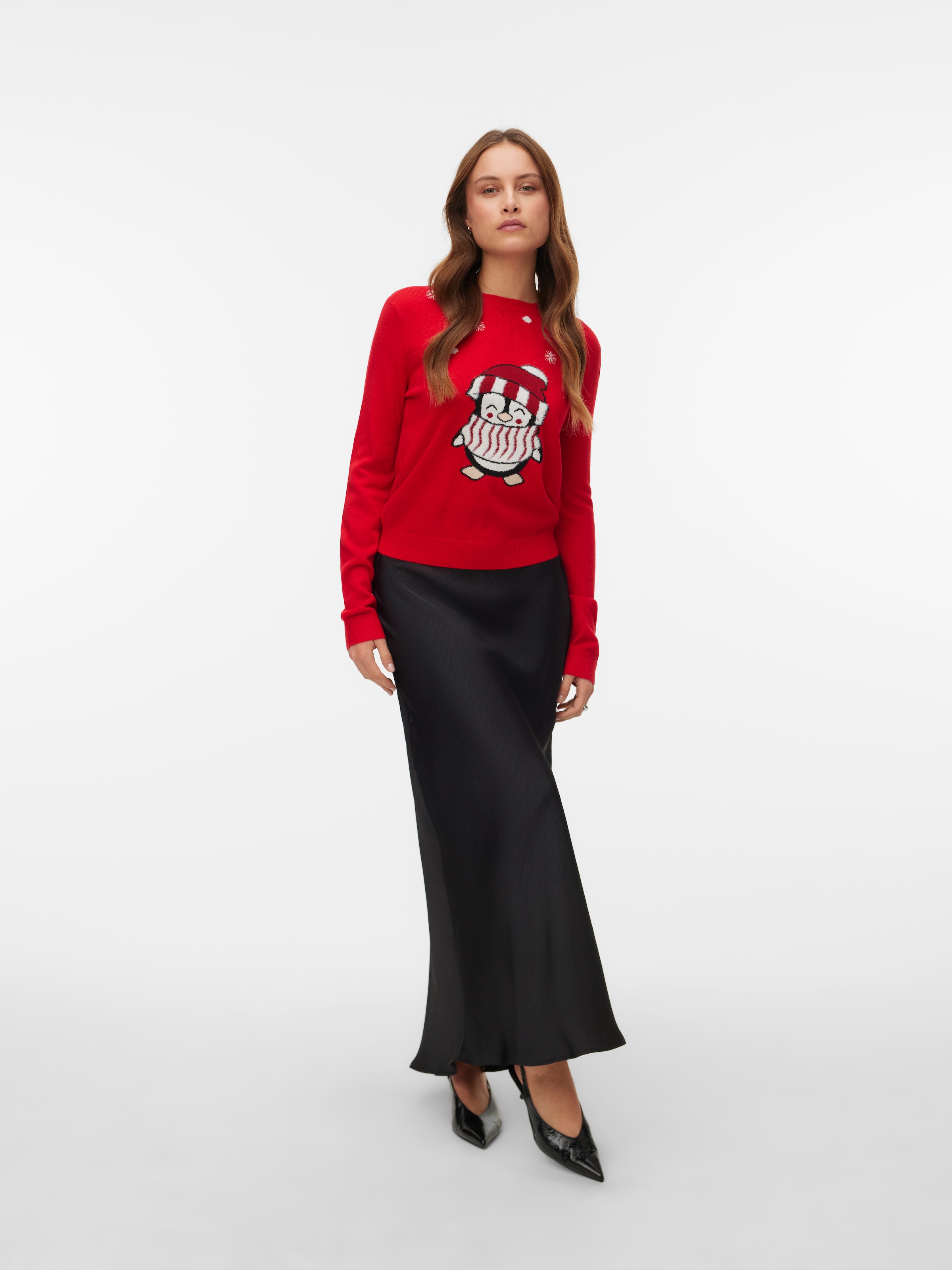 Vero Moda Weihnachtspullover »VMCUTE LS O-NECK PULLOVER XMAS BOX«