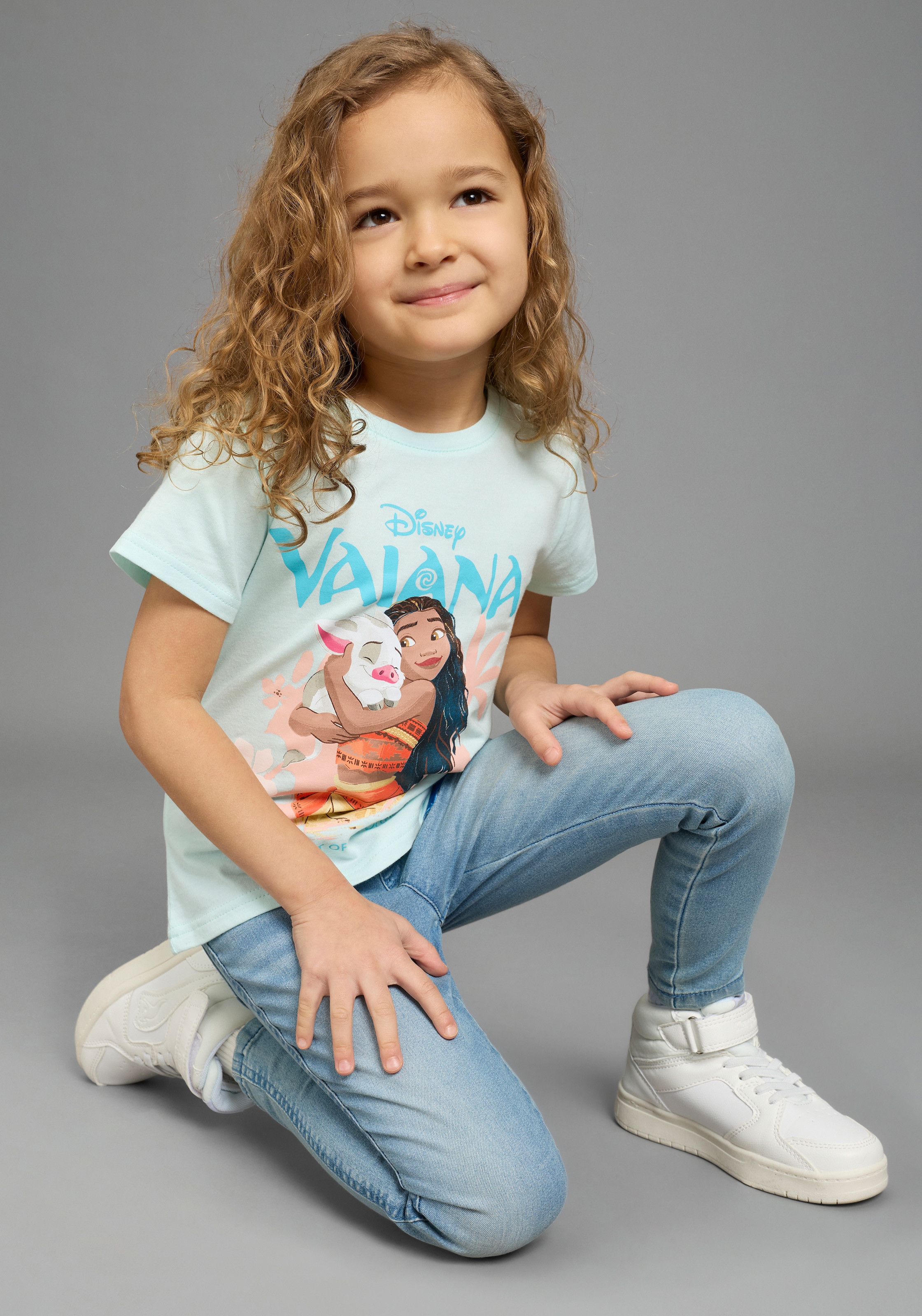 KIDSWORLD T-Shirt »VAIANA - Disney Shirt« für Mädchen, normale Passform, Kurzarm, aus Baumwolle