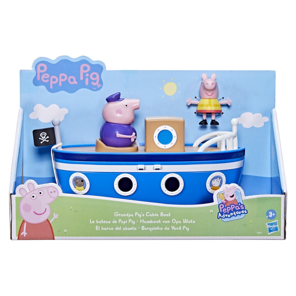 Hasbro Spielfigur »Peppa Pig Hausboot von Opa Wutz«