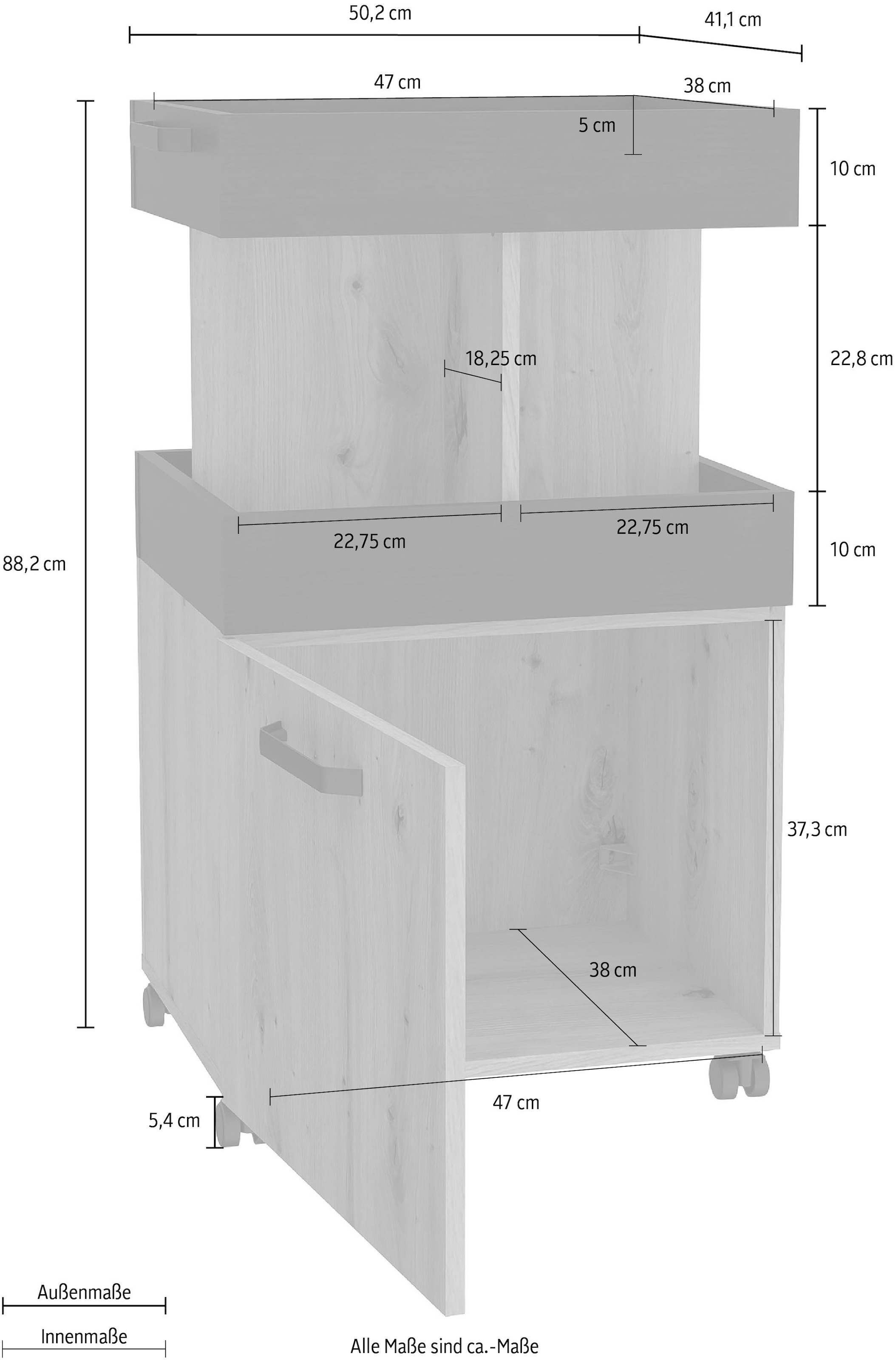 FORTE Barschrank »Homebar« Höhe ca. 88 cm