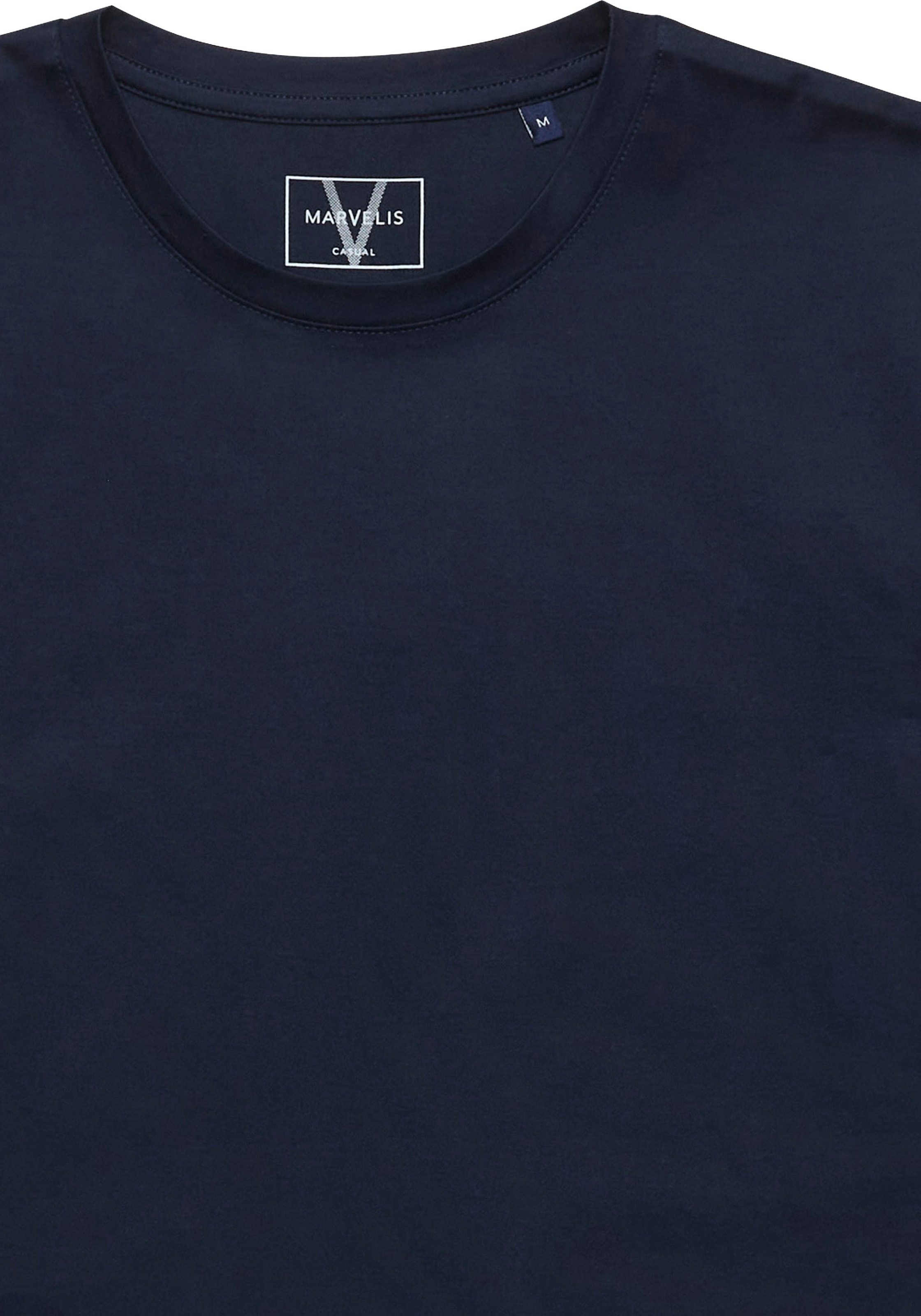 MARVELIS T-shirt En coton, col rond, coupe décontractée