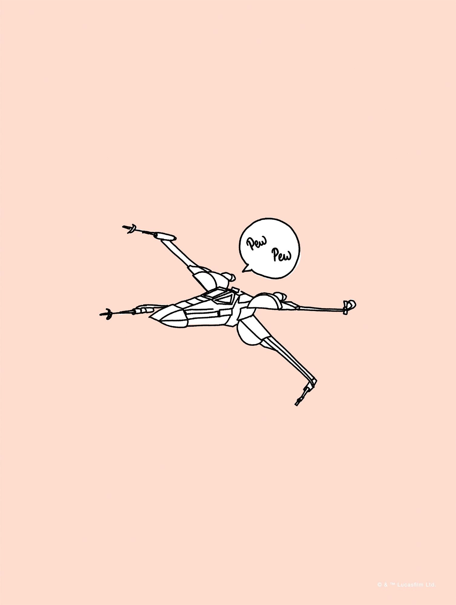 Image of Komar Wandbild »Star Wars Pew Pew« bei Ackermann Versand Schweiz