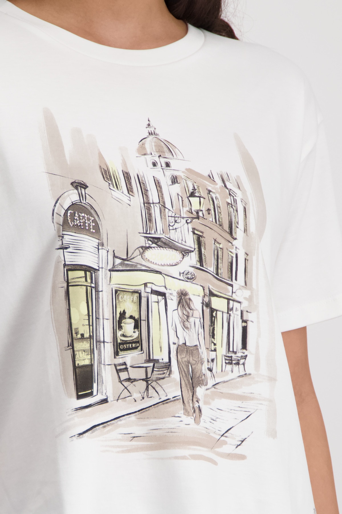 Monari T-shirt »Shirt City« Regular fit mit Print