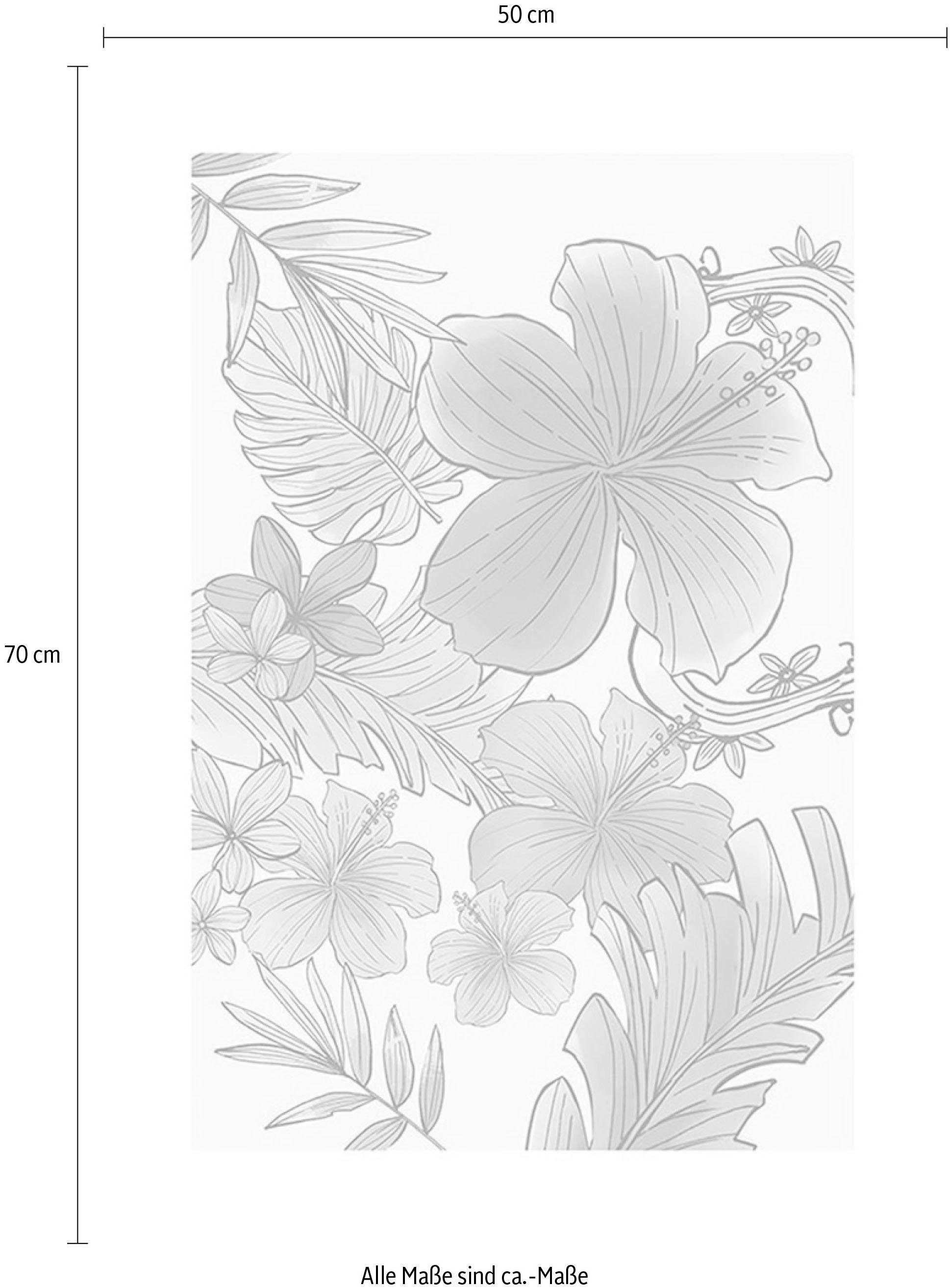 Komar Bild »Ariel Flowers«, Disney, (1 St.), Wandbild zur Dekoration im Kinderzimmer - ohne Rahmen