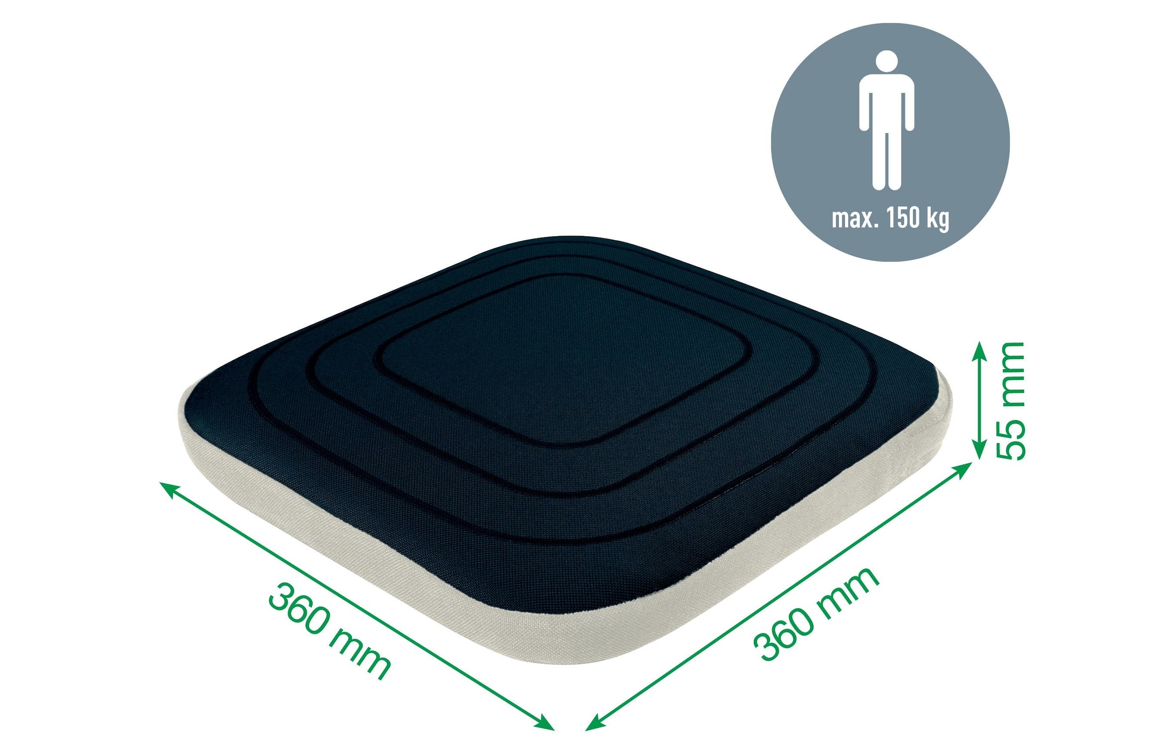 LEITZ Coussin d'équilibre »Ergo Active mit Stoffbezug«