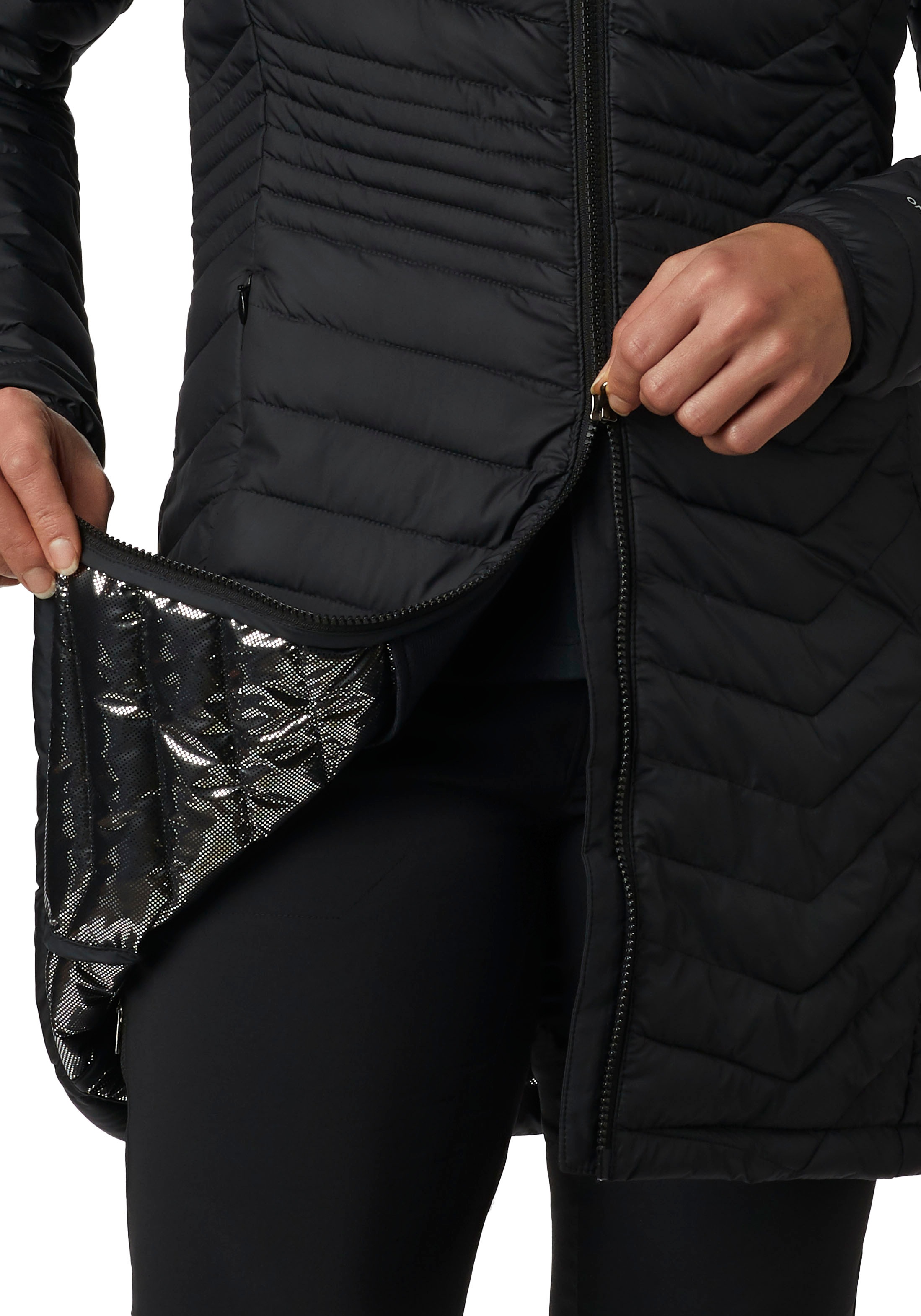 Columbia Steppjacke »POWDER LITE MID JACKET«, mit Kapuze