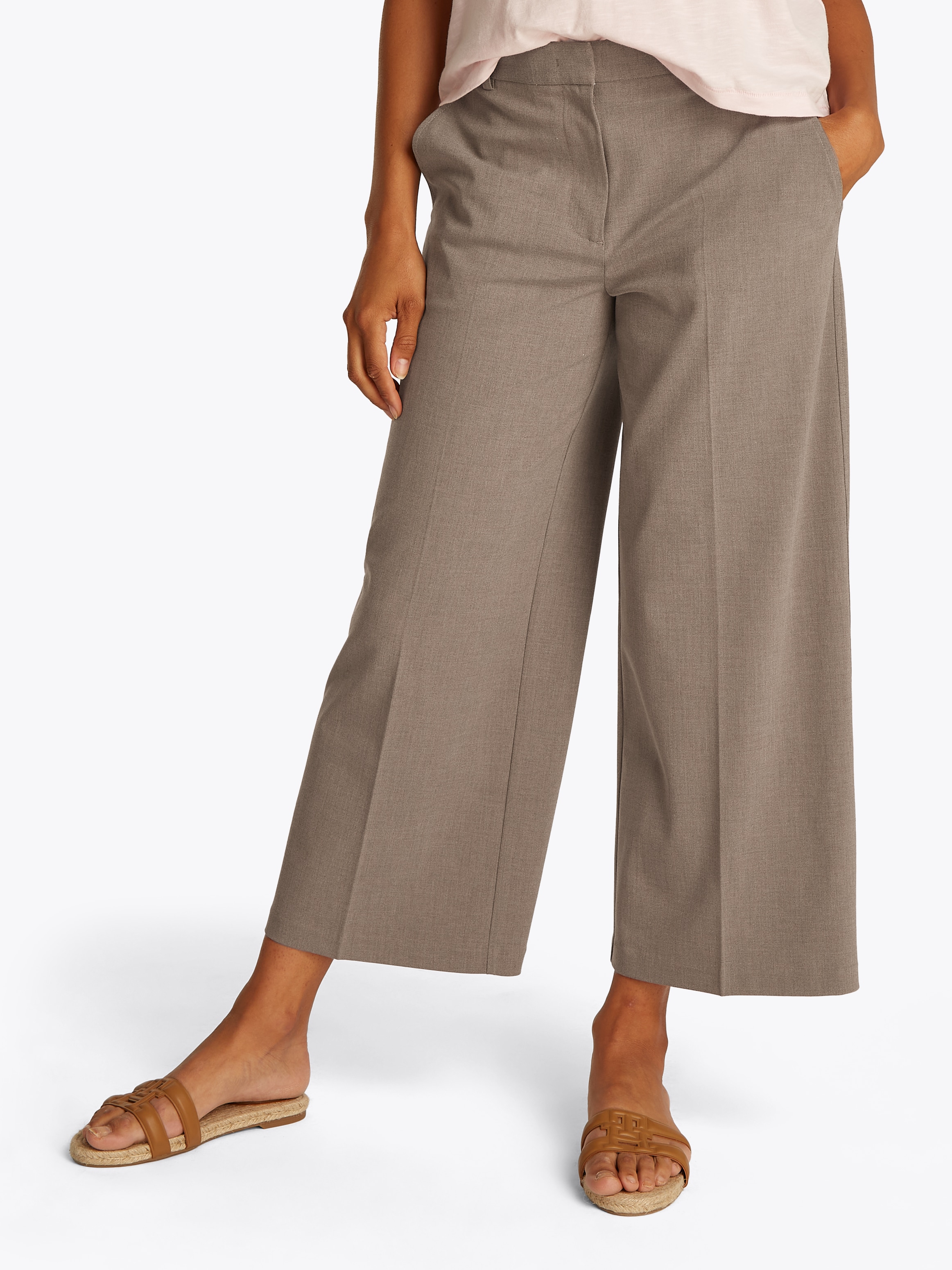 Tommy Hilfiger Webhose »Low Normal Waist Bi-Stretch«, Gürtelschlaufe, elastisch, pflegeleicht bügelfrei, Business casual