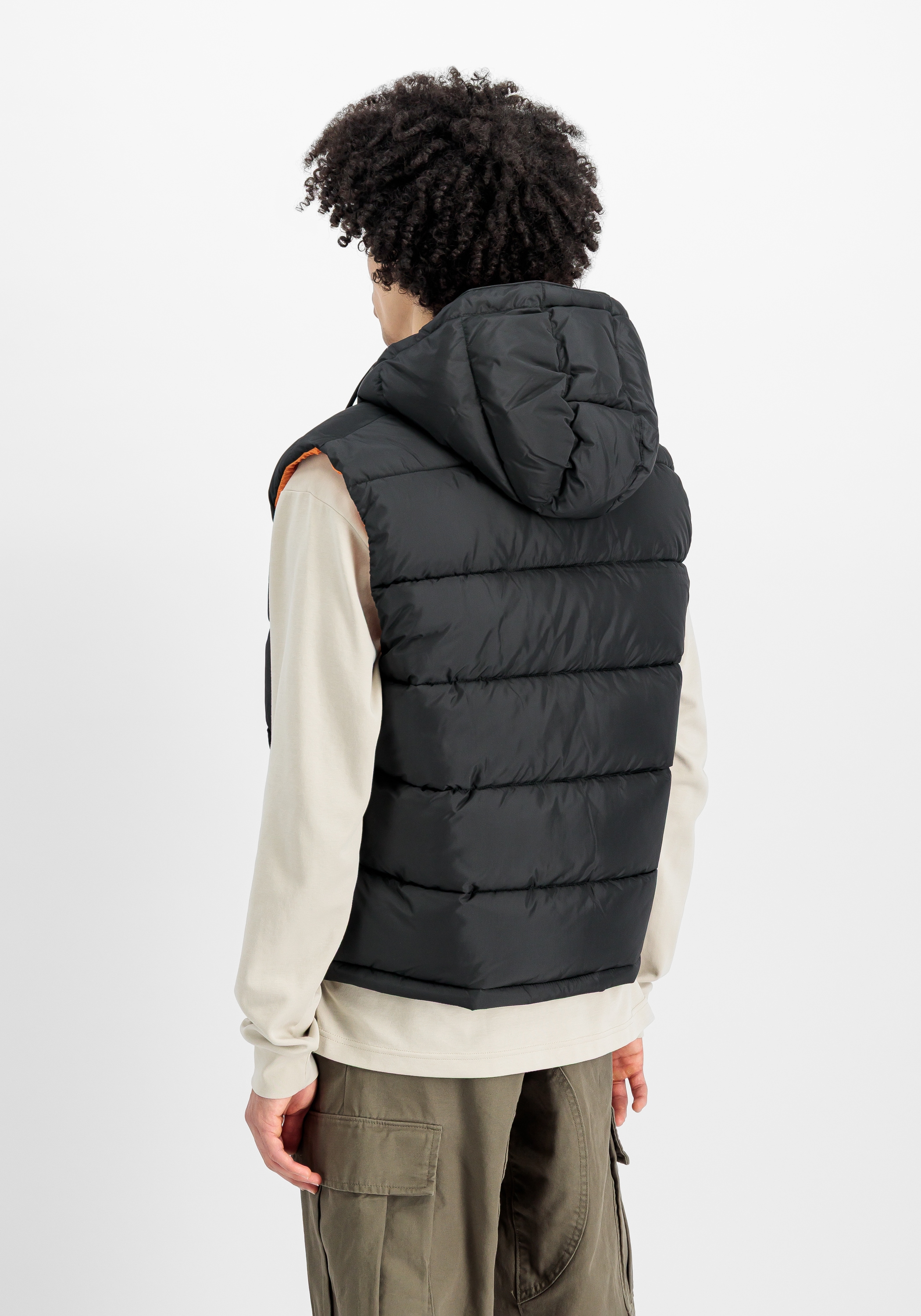 Alpha Industries Wendejacke »Hooded Puffer Vest FD«