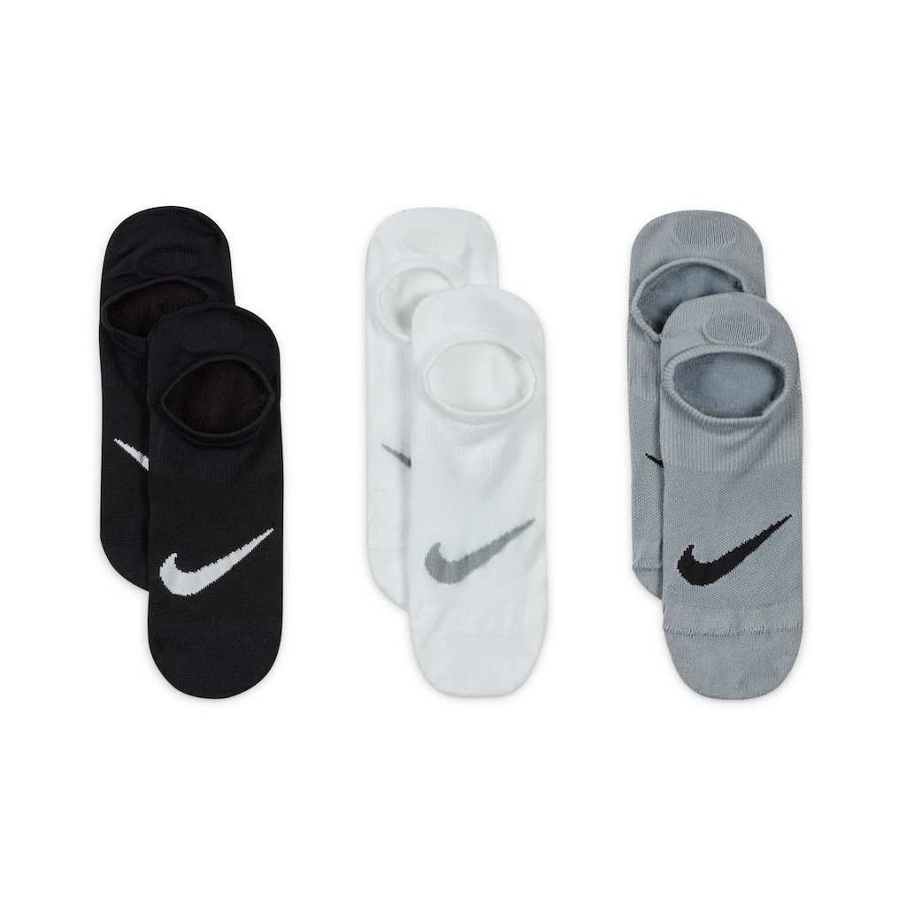 Nike Füsslinge, (3 Paar), mit atmungsaktivem Mesh