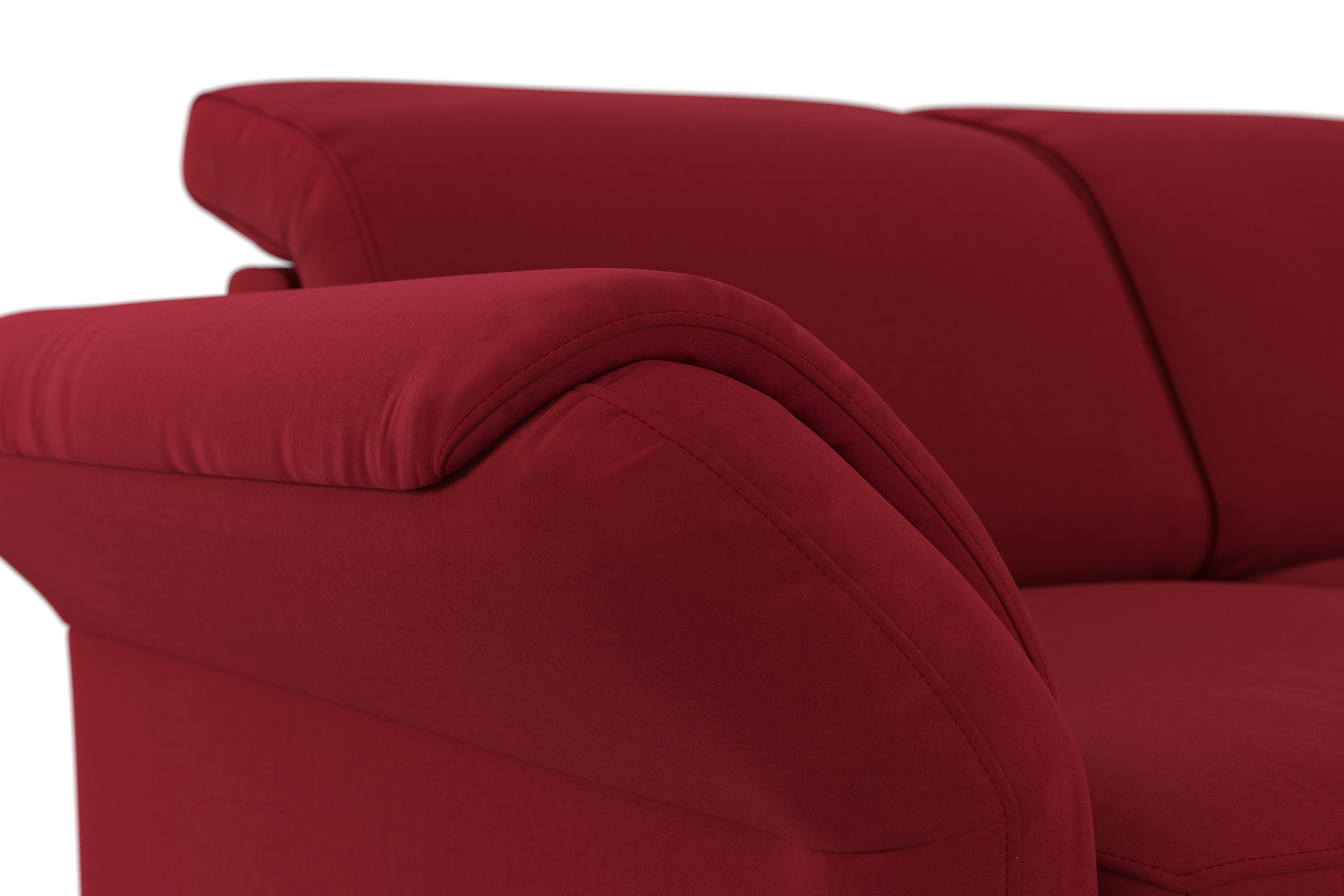 sit&more Ecksofa »Apulia L-Form«, wahlweise Bettfunktion, Bettkasten und Kopf- und Armteilverstellung