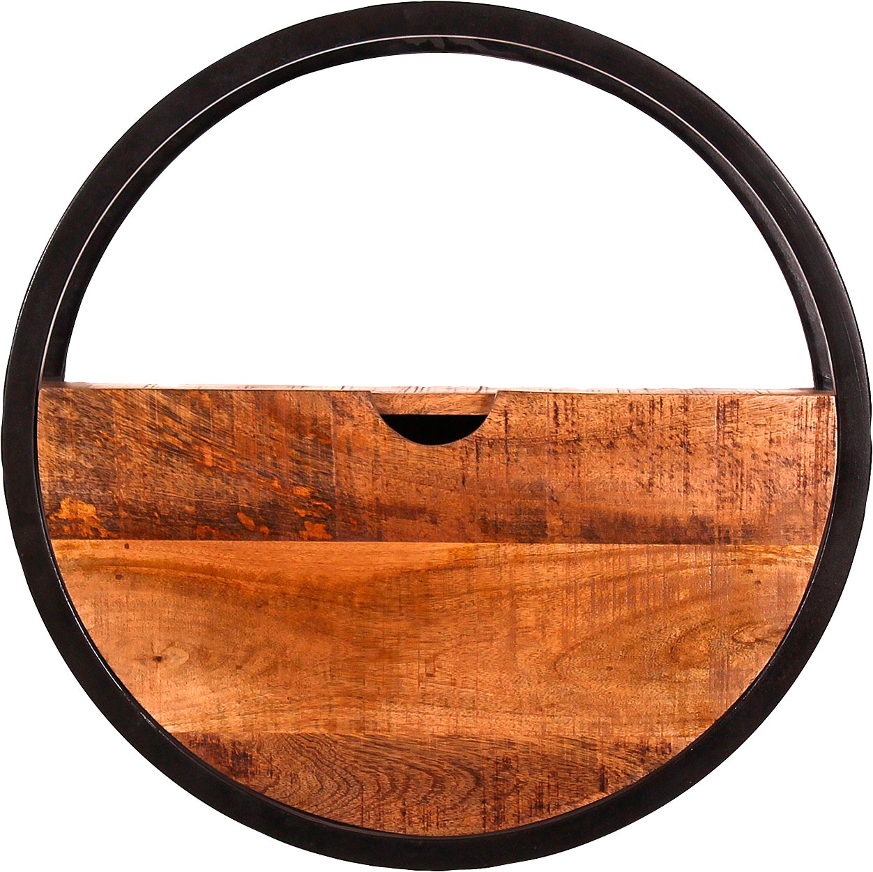 SIT Wandregal Mit Schublade aus Mangoholz