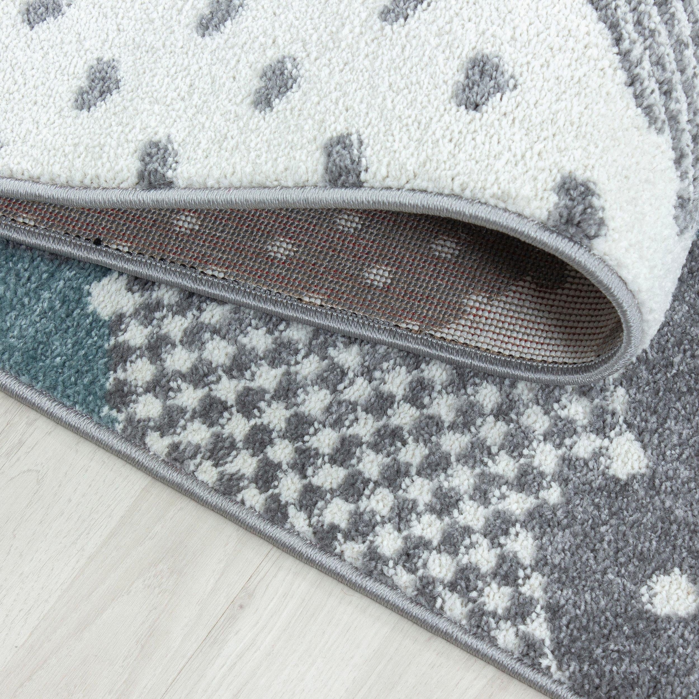Ayyildiz Teppiche Kinderteppich »Bambi 820«, rechteckig, 11 mm Höhe, auch in rund, Wolken Motiv, Kurzflor