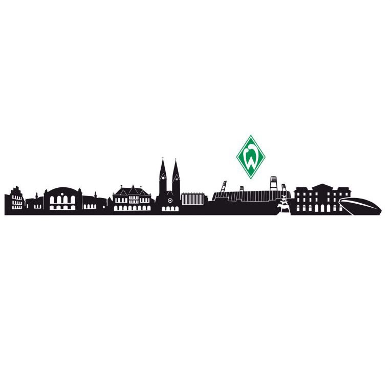 Image of Wall-Art Wandtattoo »Fussball Werder Bremen Logo«, (1 St.) bei Ackermann Versand Schweiz