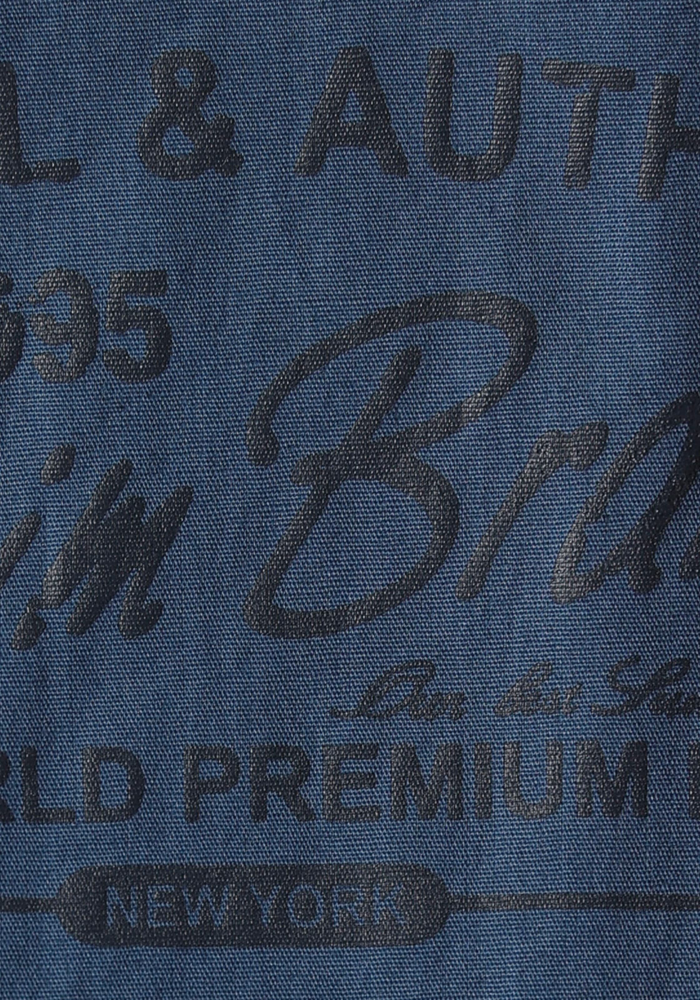 Man's World Kurzarmhemd, mit kleinem Brustprint