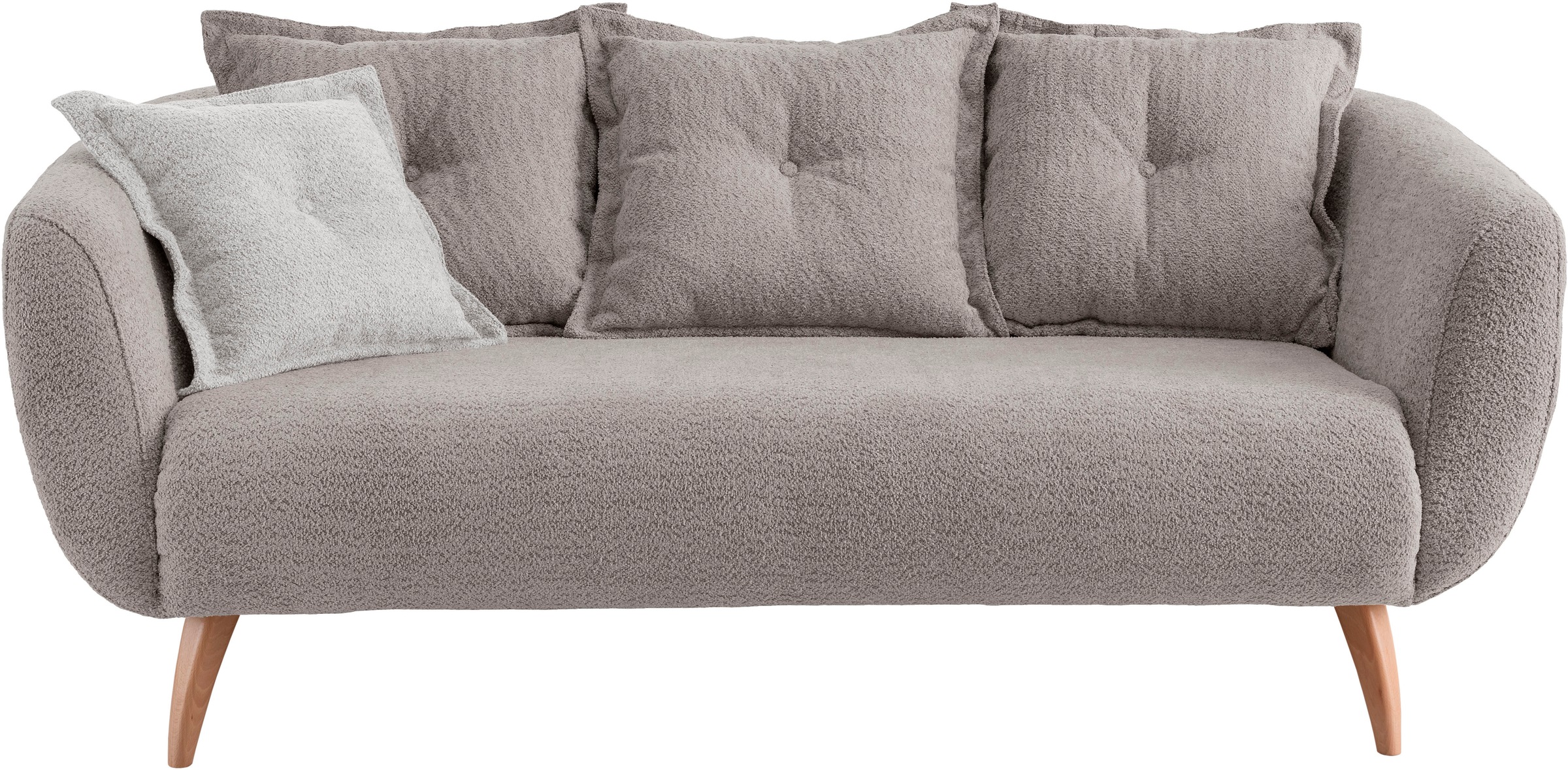 Home affaire 2,5-Sitzer »Baggio modern und romantisches Design, bequem«, Zierkissen inklusive