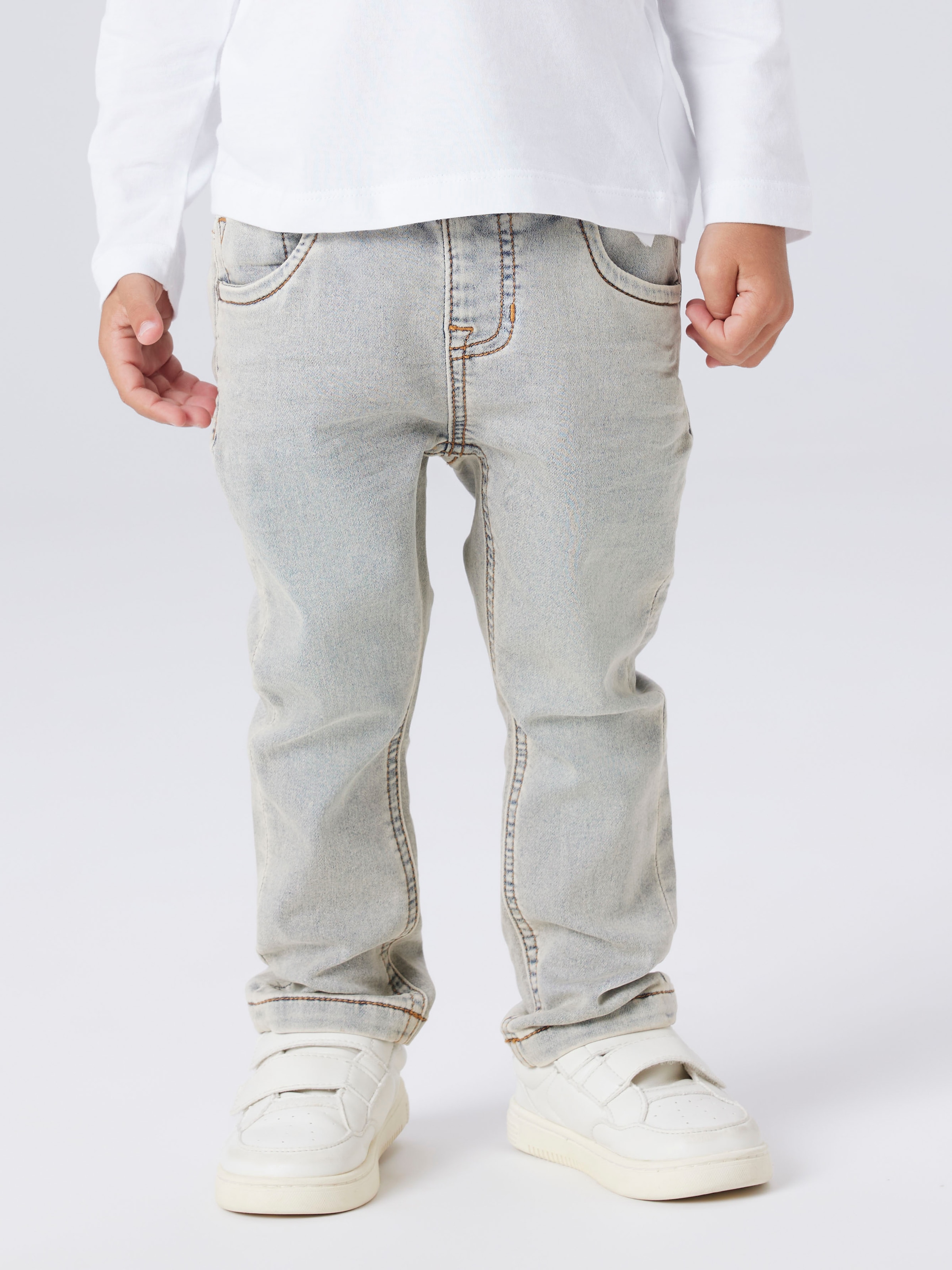 Name It Schlupfjeans »NMMRYAN SLIM SWE JEANS 2472-TH NOOS« im Jogging Style