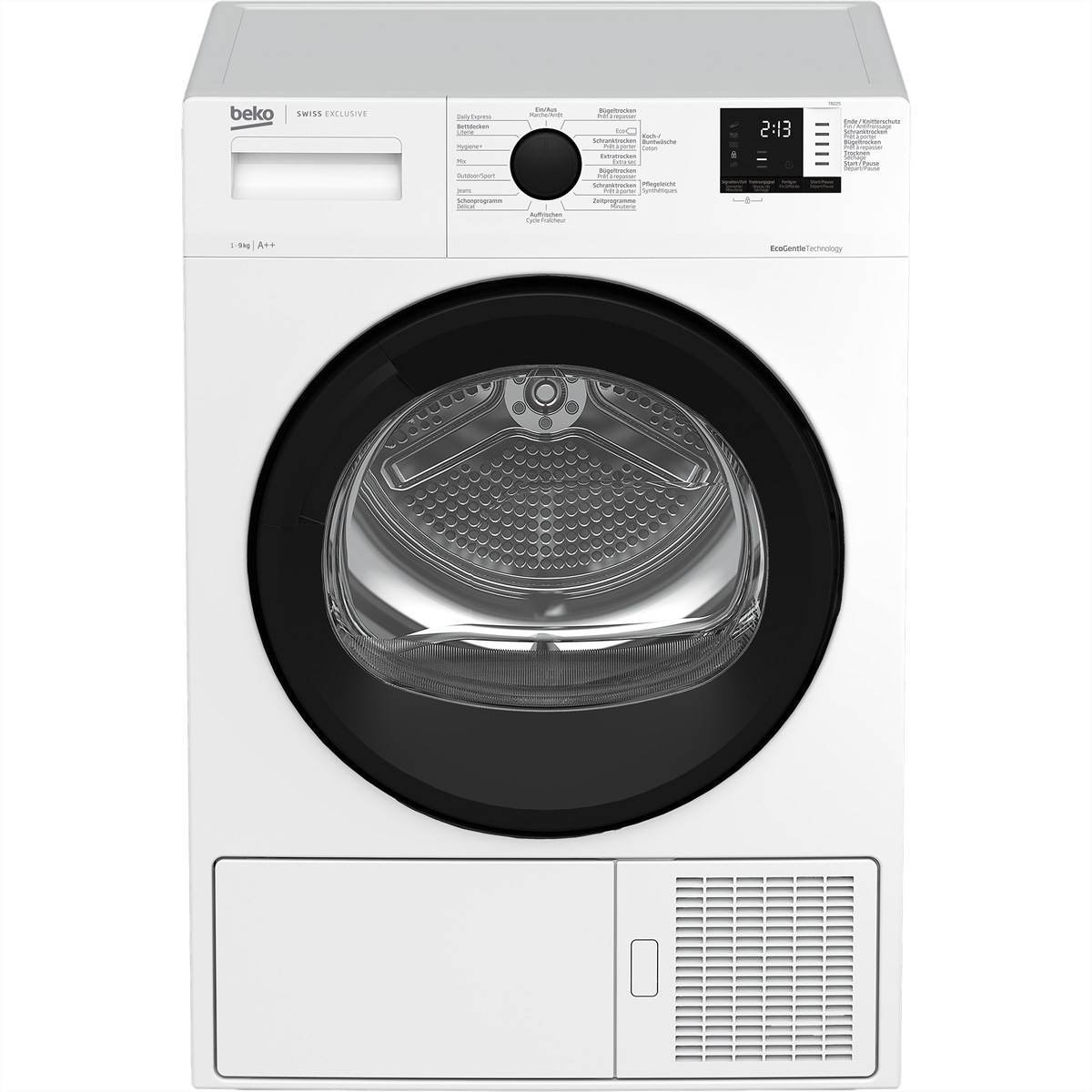 BEKO Wärmepumpentrockner »Beko Wäschetrockner TR225, 9kg, A++«, 9 kg