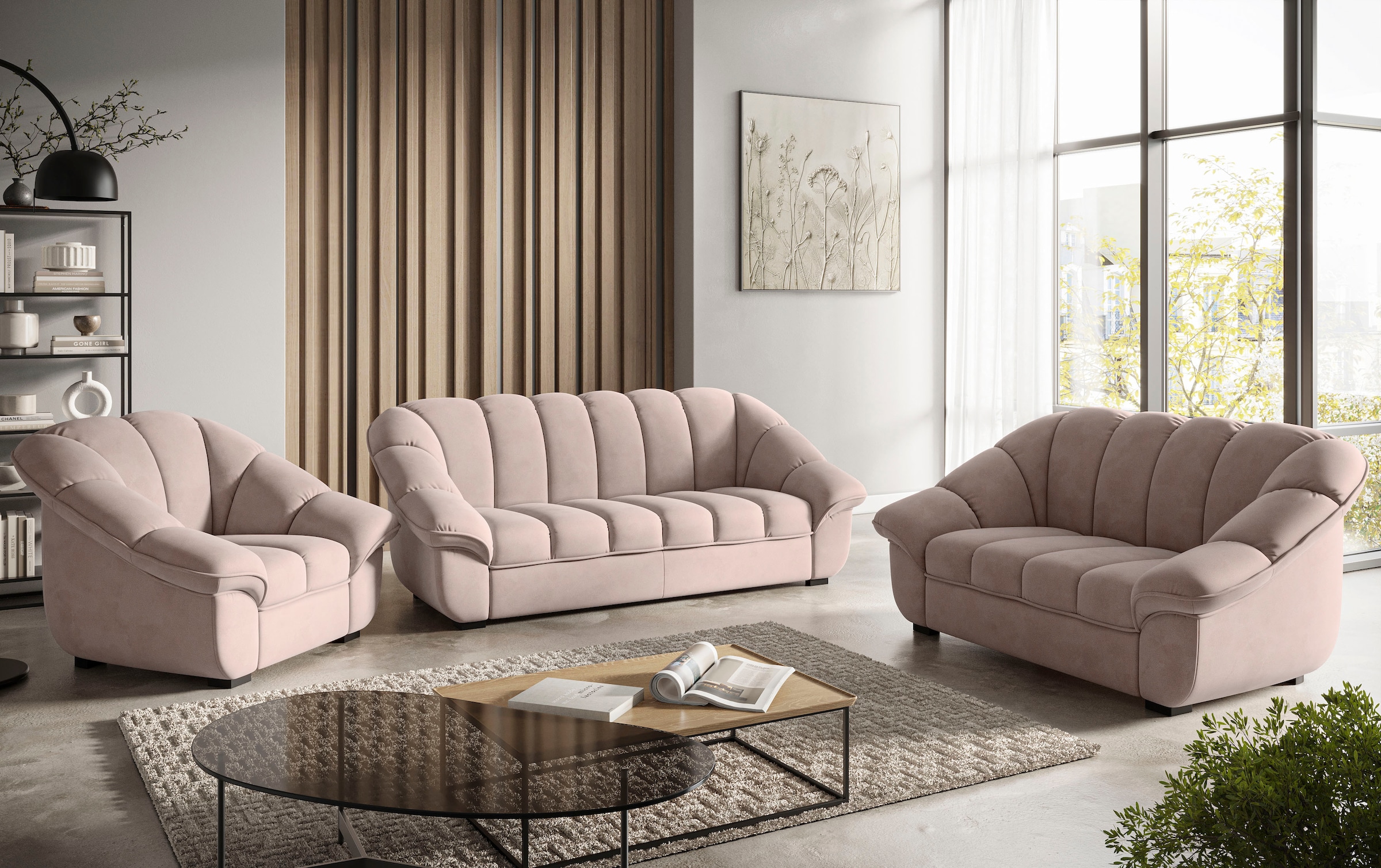 COTTA 3-places »Mado, Breite 215 cm« verschiedene Sofas individuell kombinierbar
