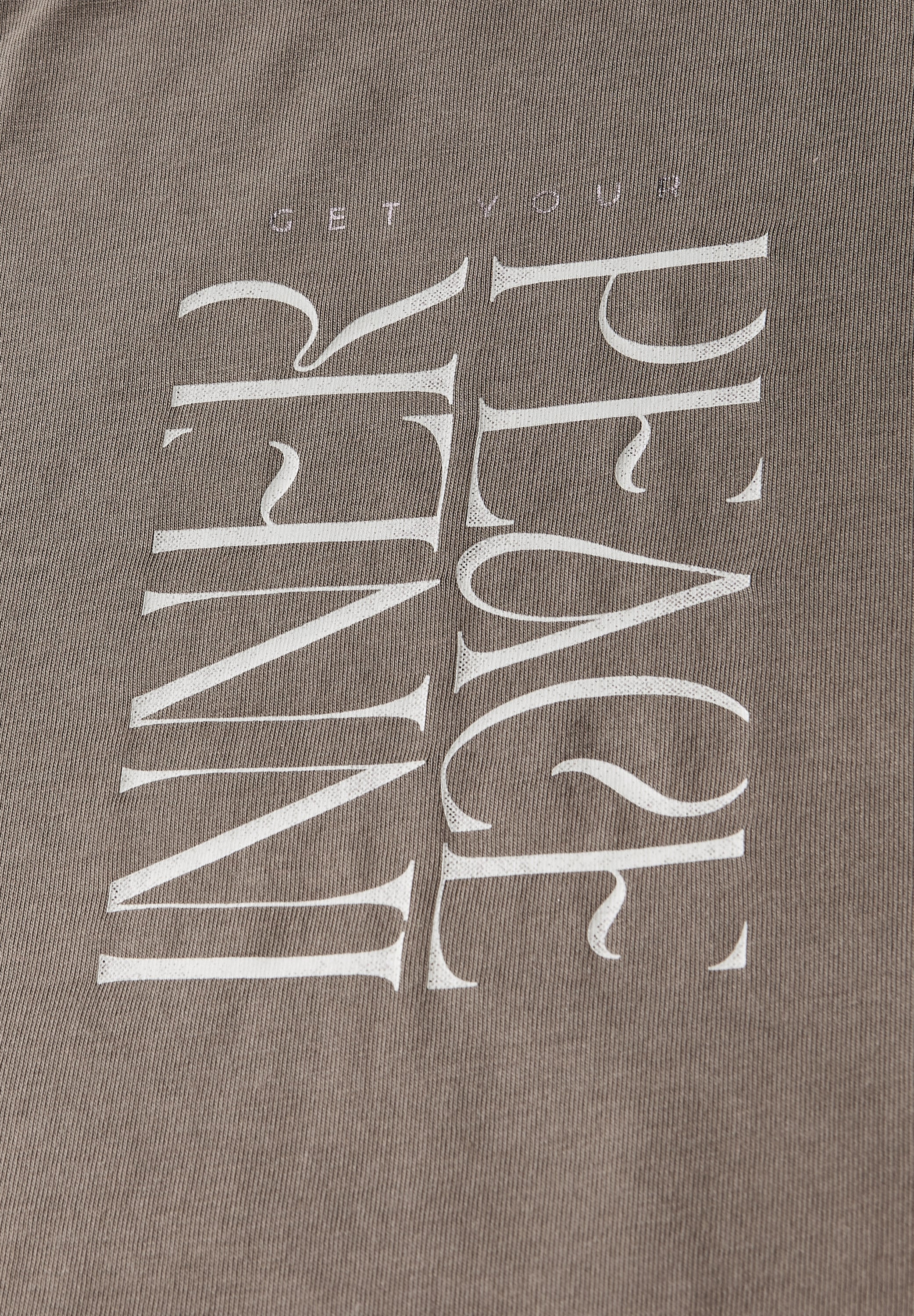 STREET ONE Shirttop, mit Wording Print