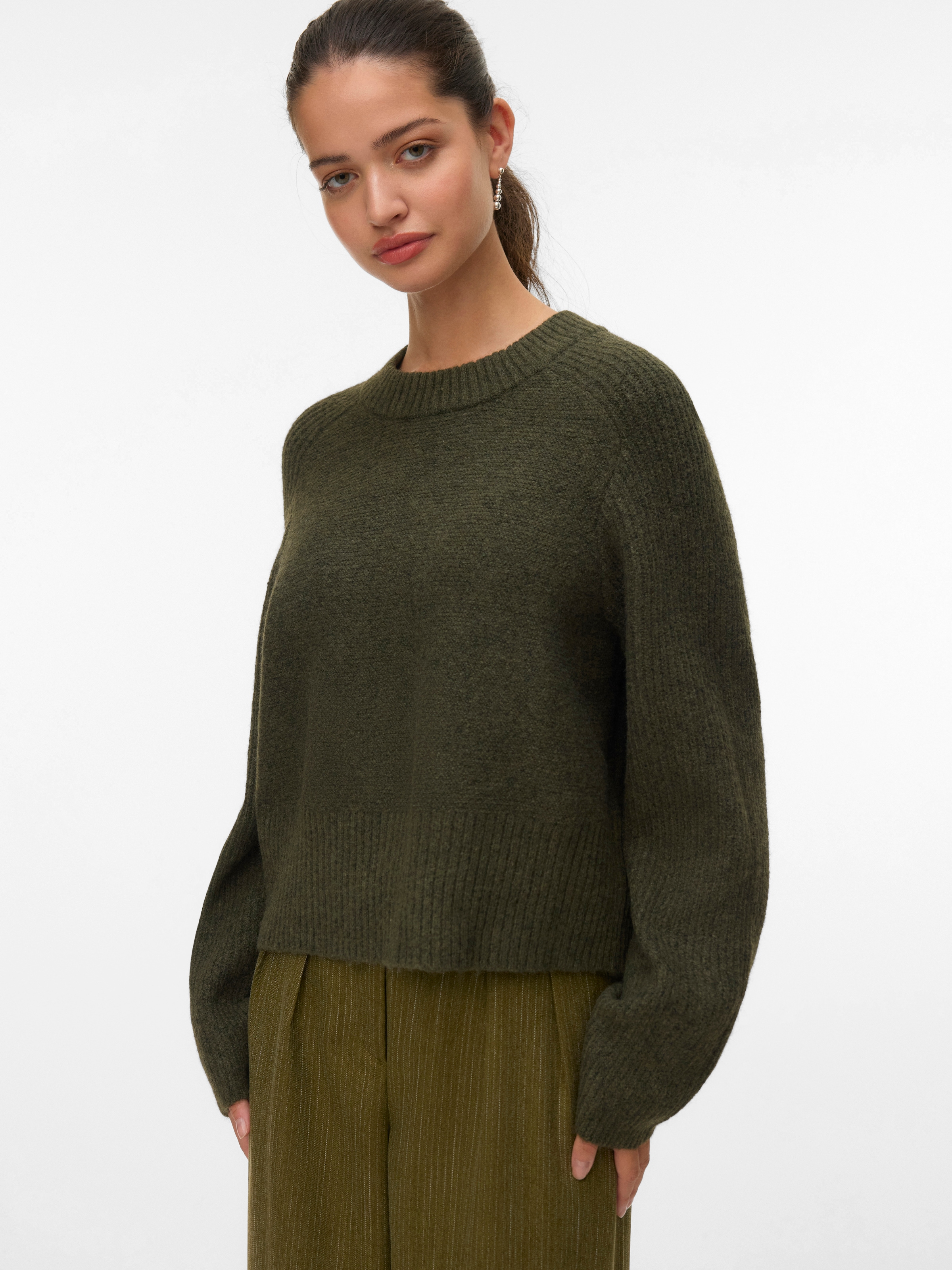 Vero Moda Strickpullover »VMBANG LS O-NECK PULLOVER BOO«