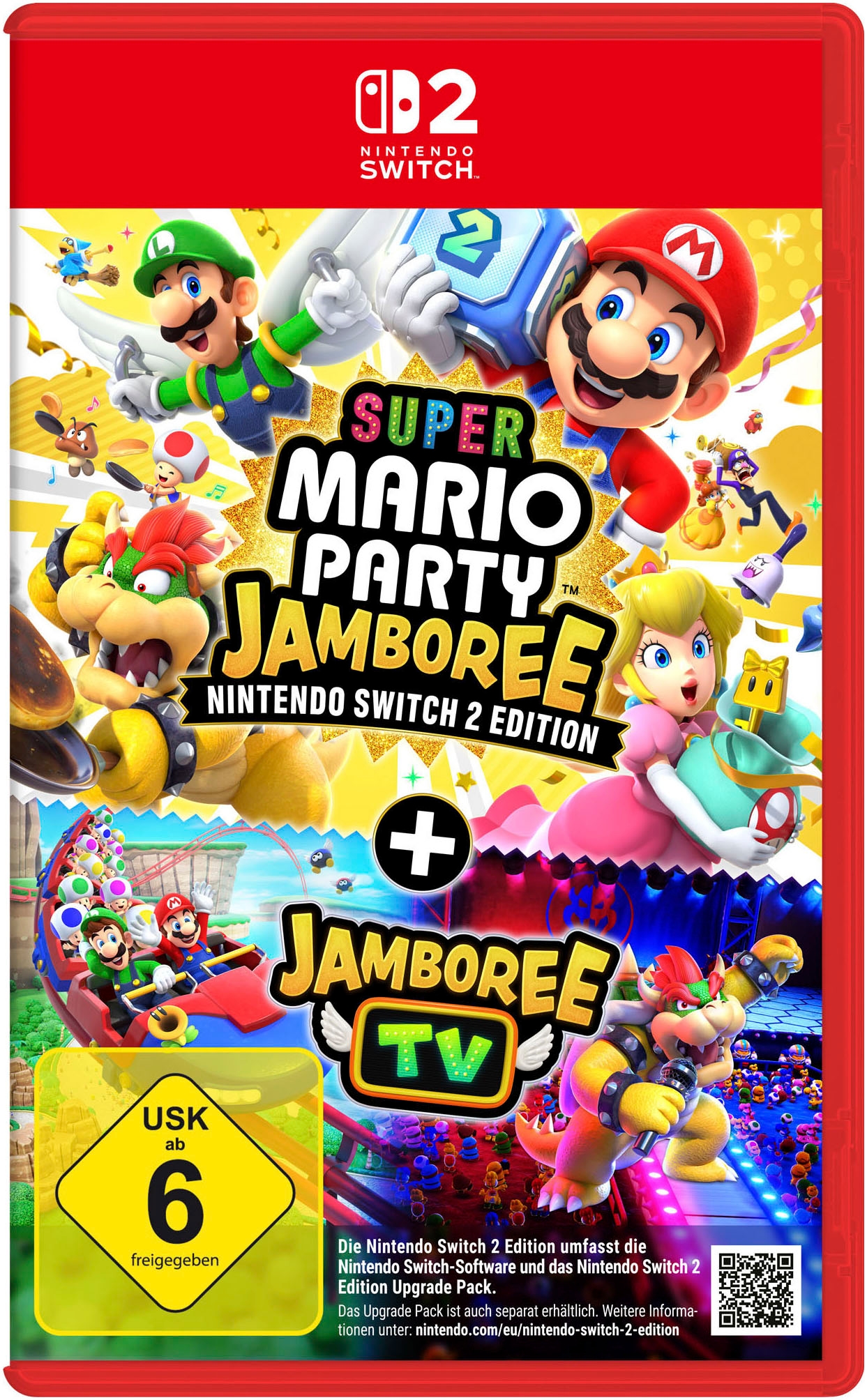 Nintendo Switch 2 Spielekonsole »Switch 2 (Mario Kart World Bundle) + Mario Party Jamboree + Kamera« 256 GB Switch 2 (Mario Kart World Bundle) + Mario Party Jamboree + Kamera