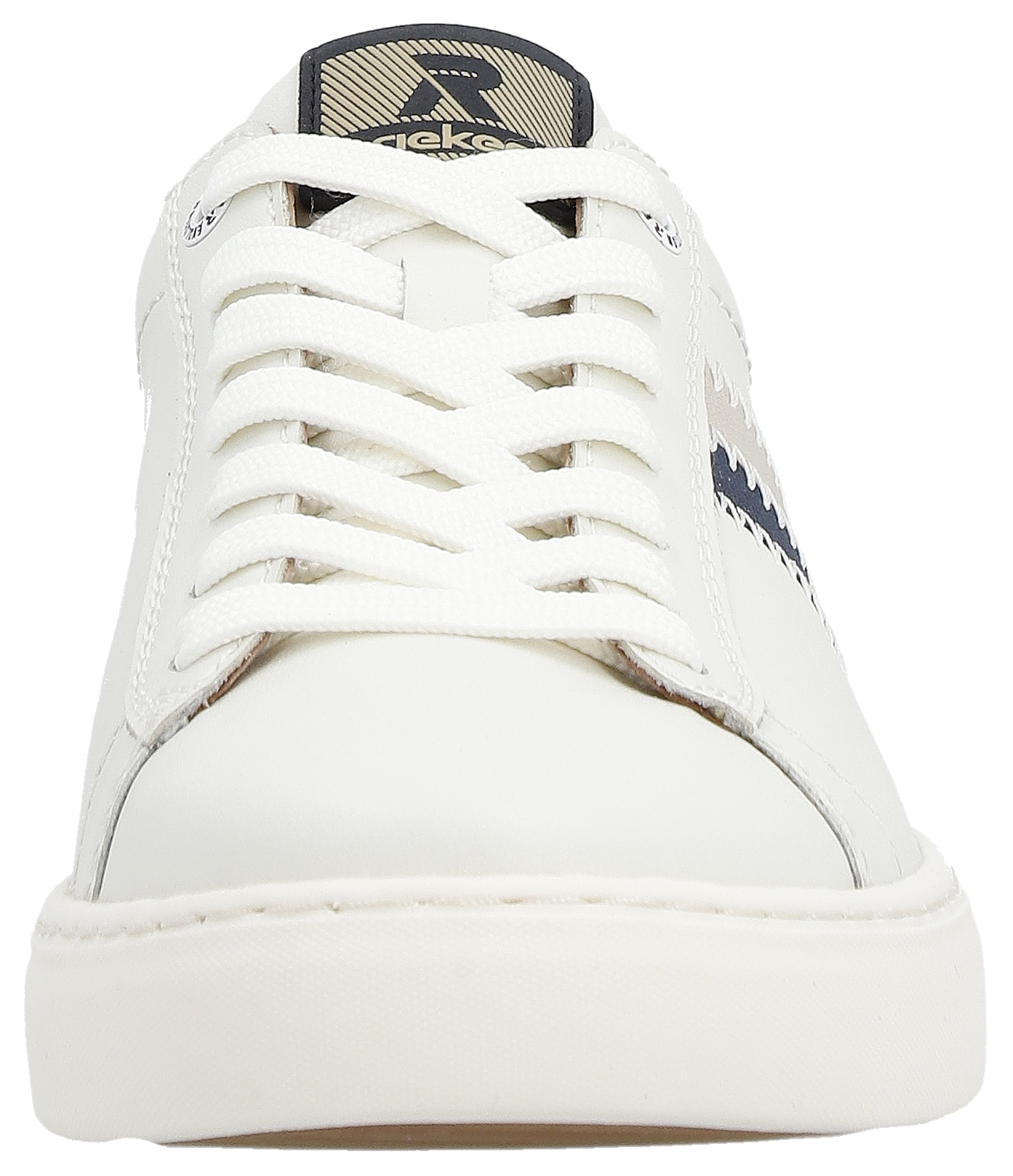 RIEKER Sport Sneaker, mit Leder-Innenfutter, Freizeitschuh, Halbschuh, Schnürschuh