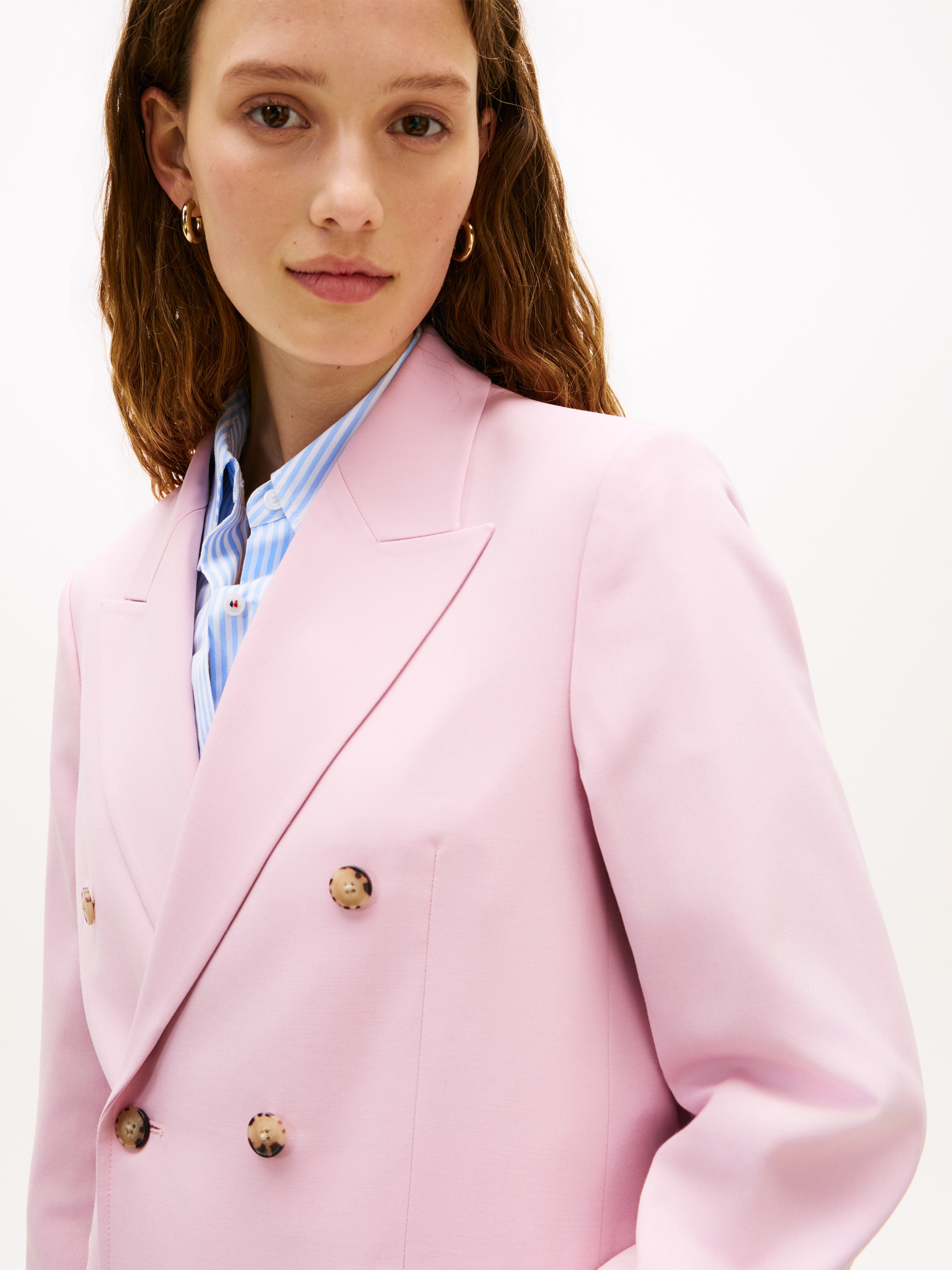 Tommy Hilfiger Blazer court »TIMELESS WOOL DB BLAZER« mit doppelreihiger Knopfleiste