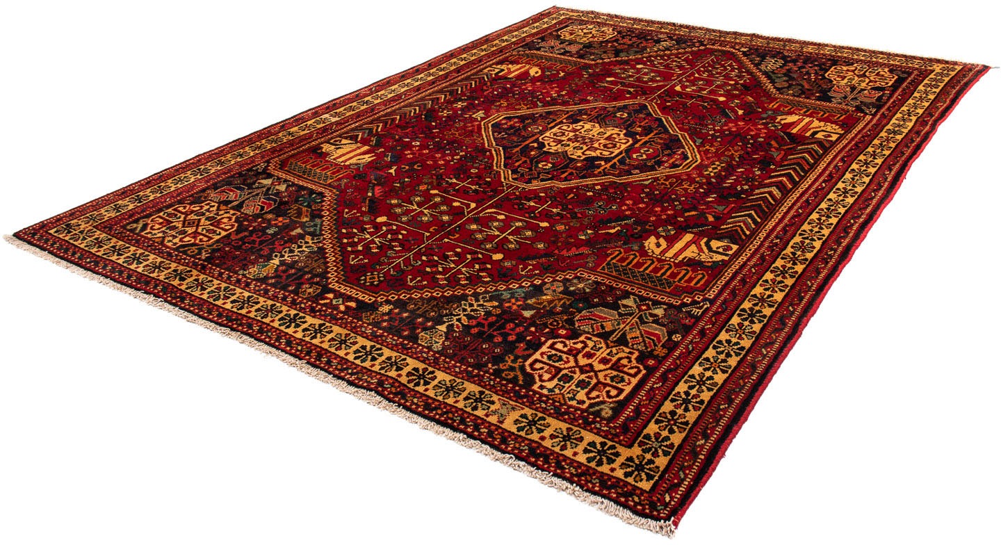 Image of morgenland Orientteppich »Perser - Nomadic - 283 x 207 cm - dunkelrot«, rechteckig, 10 mm Höhe, Wohnzimmer, Handgeknüpft, Einzelstück mit Zertifikat bei Ackermann Versand Schweiz