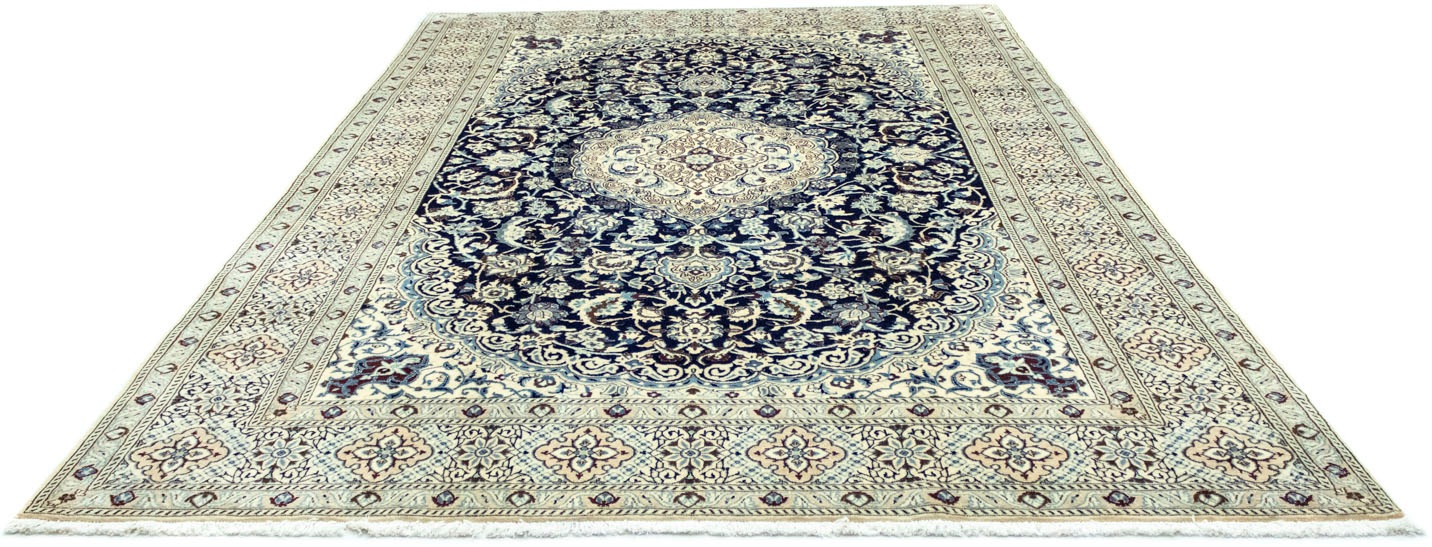 Image of morgenland Teppich »Nain 9la Teppich handgeknüpft blau«, rechteckig, 10 mm Höhe bei Ackermann Versand Schweiz