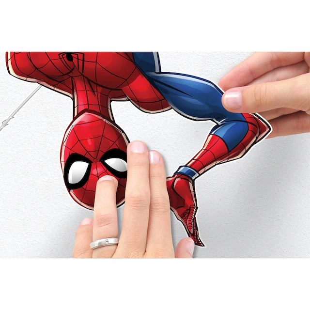 Modische Komar Wandtattoo »Spider-Man Web Head«, (8 St.), 100x70 cm (Breite  x Höhe), selbstklebendes Wandtattoo versandkostenfrei shoppen