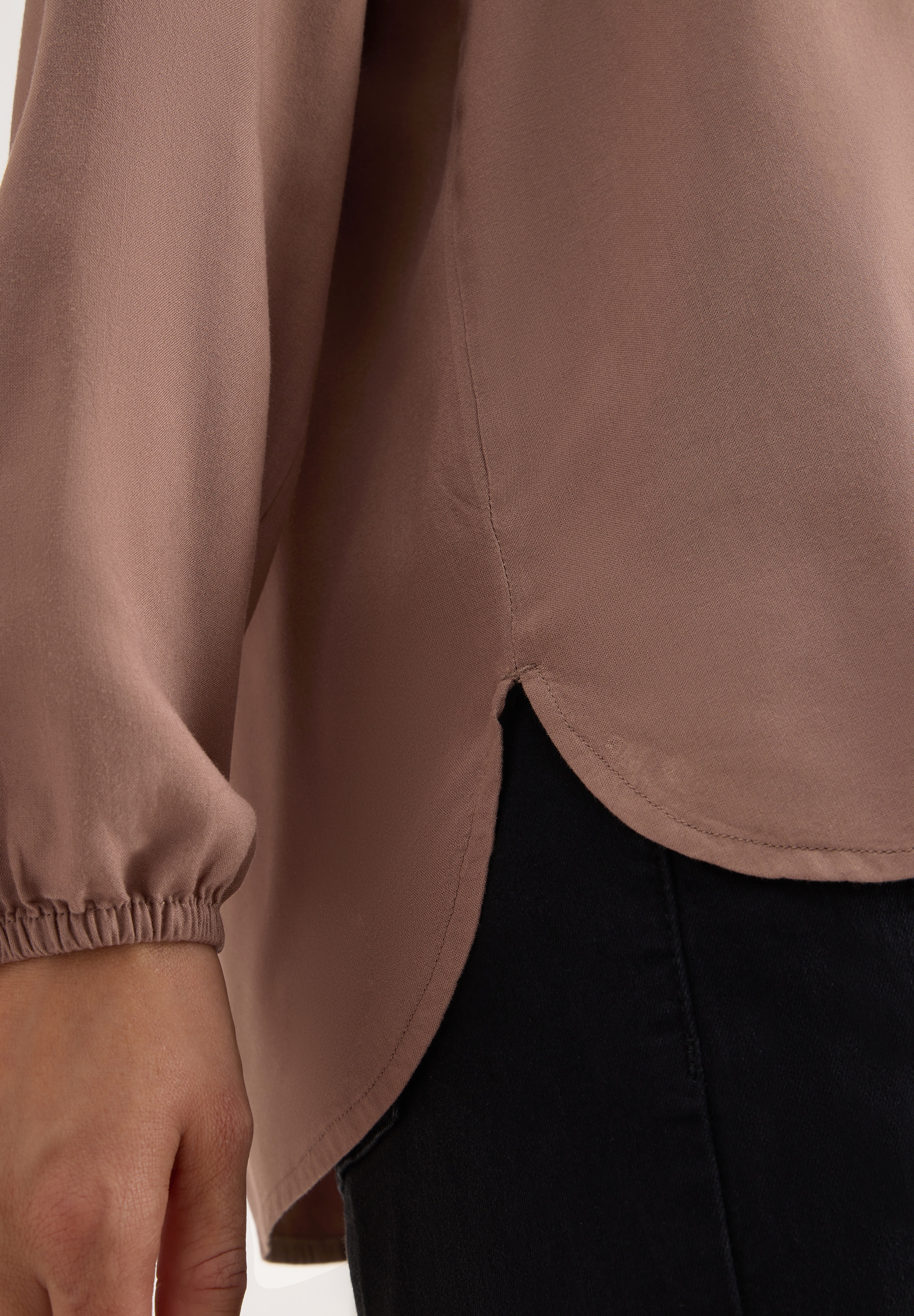 Cecil Langarmbluse mit elastischem Bund