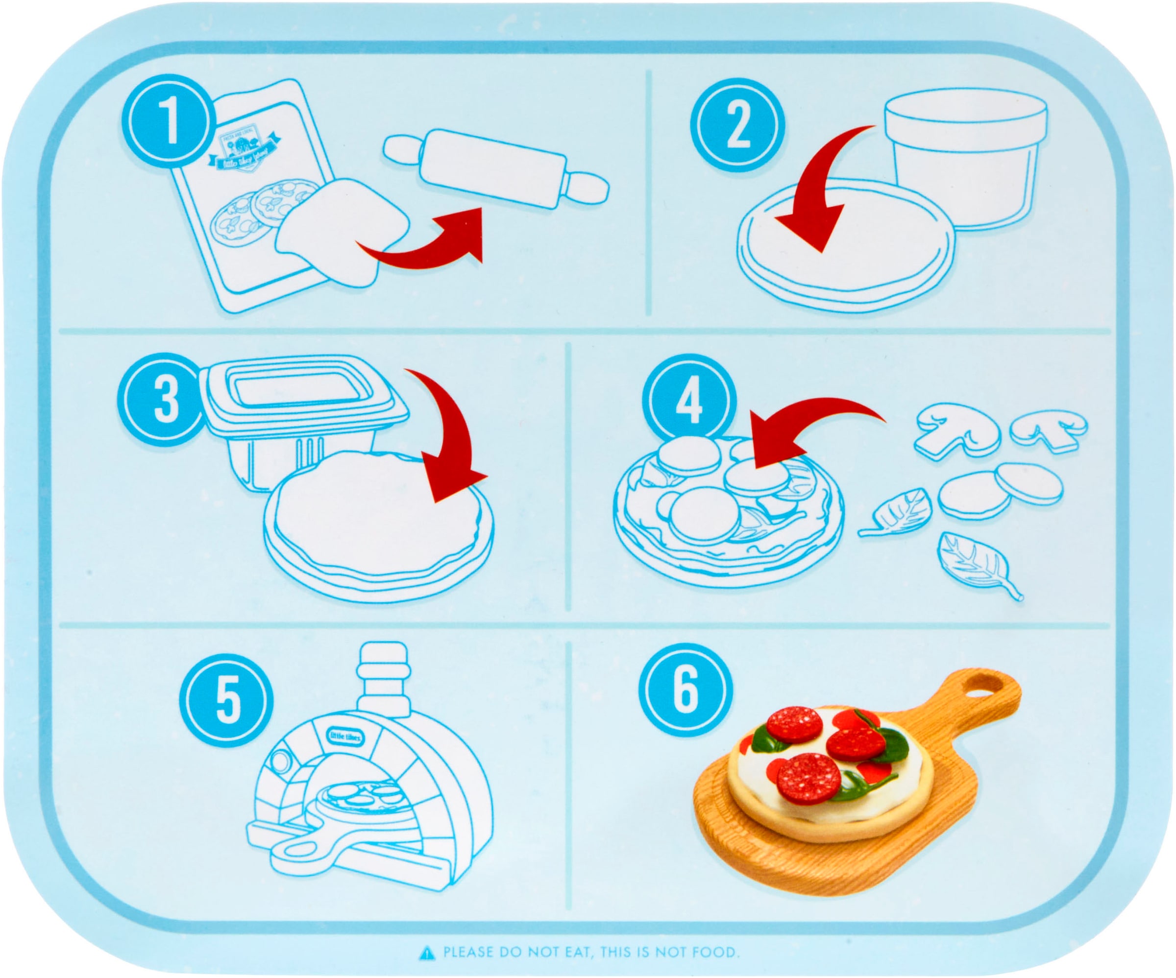 Little Tikes® Spiellebensmittel »Creative Chefs Pizza Kit«