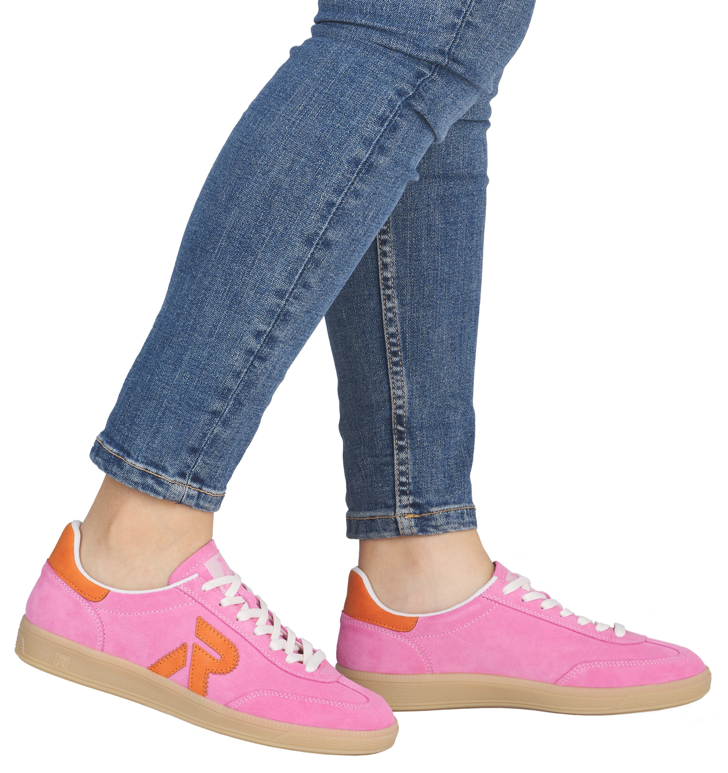 RIEKER Sport Sneakers »San Diego Swing2GO«  Retro-Sneaker, Freizeitschuh, Halbschuh mit herausnehmbarem Fussbett