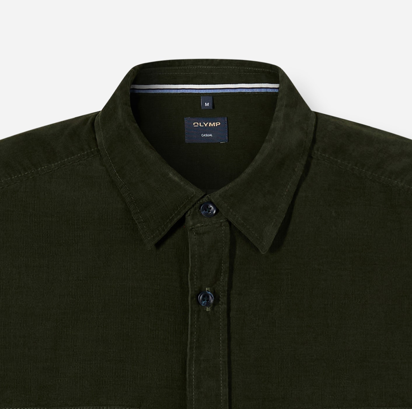 OLYMP Chemise à manches longues Feincord, Businesshemd, Kentkragen, regular fit