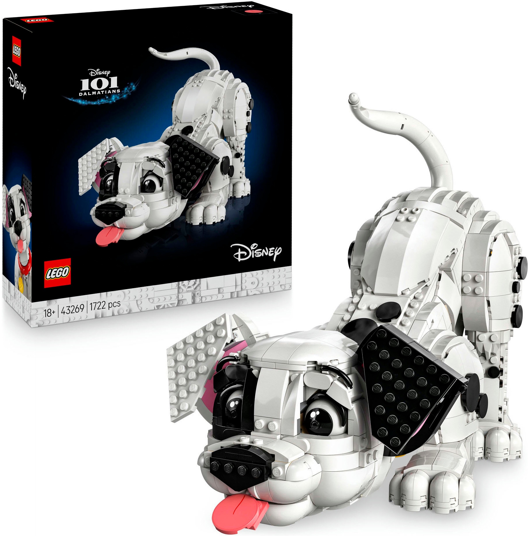 Image of LEGO Konstruktionsspielsteine "Welpe aus 101 Dalmatiner (43269), LEGO Disney Classic" Made in Europe