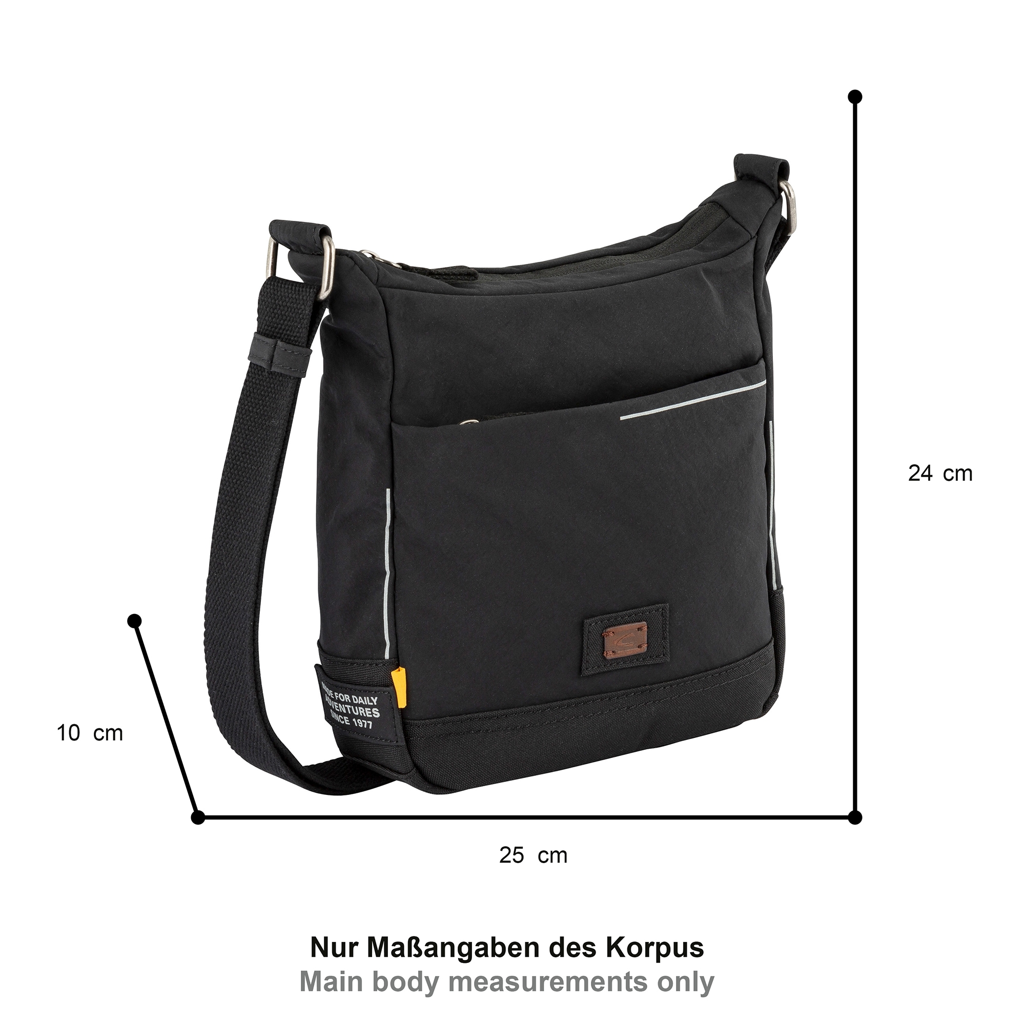 camel active Umhängetasche »City« passender urbaner Begleiter mit kleinen reflektierenden Details