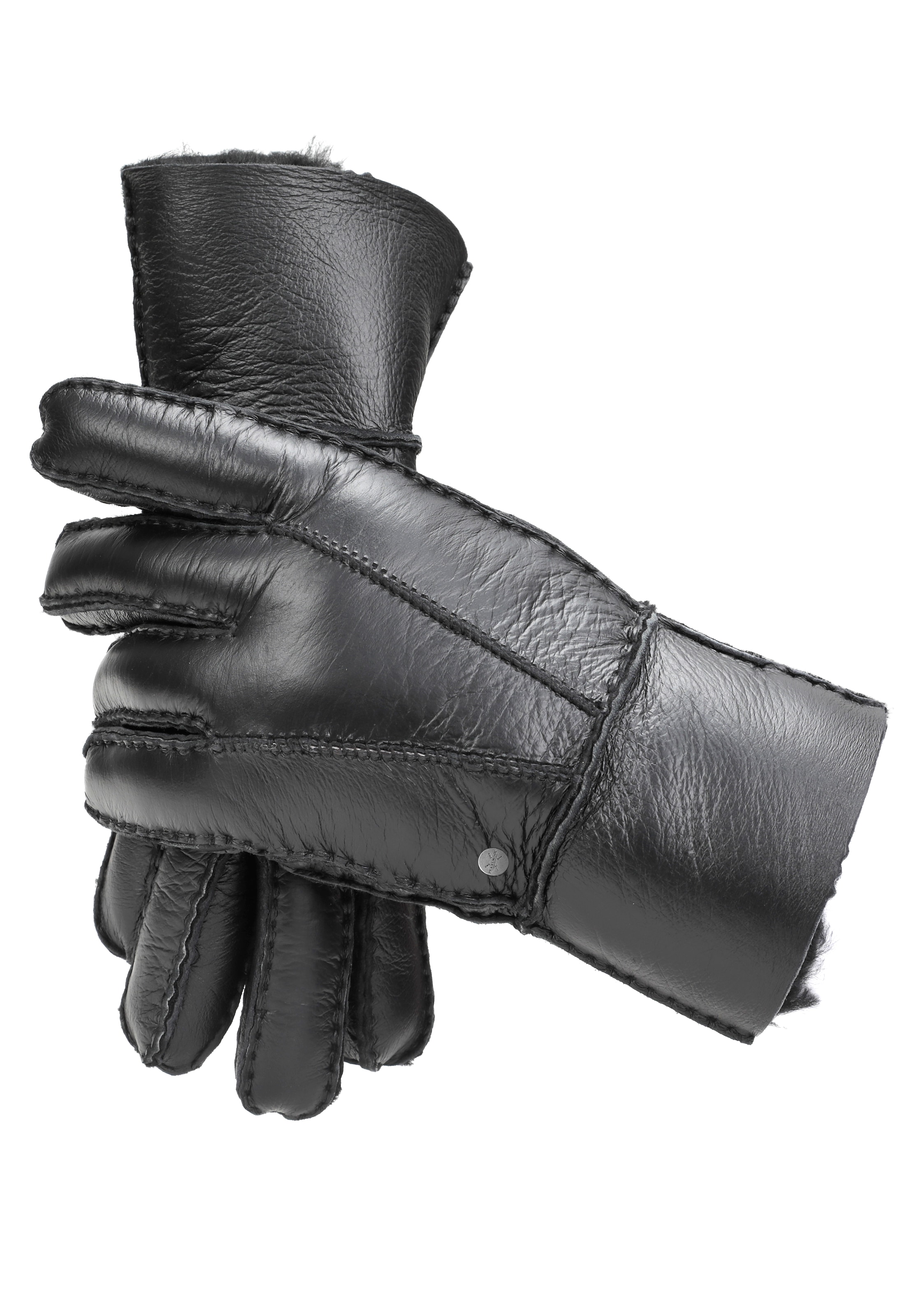 PEARLWOOD Lederhandschuhe »BELL«, (1 Paar), warm gefüttert, höherer Schaft