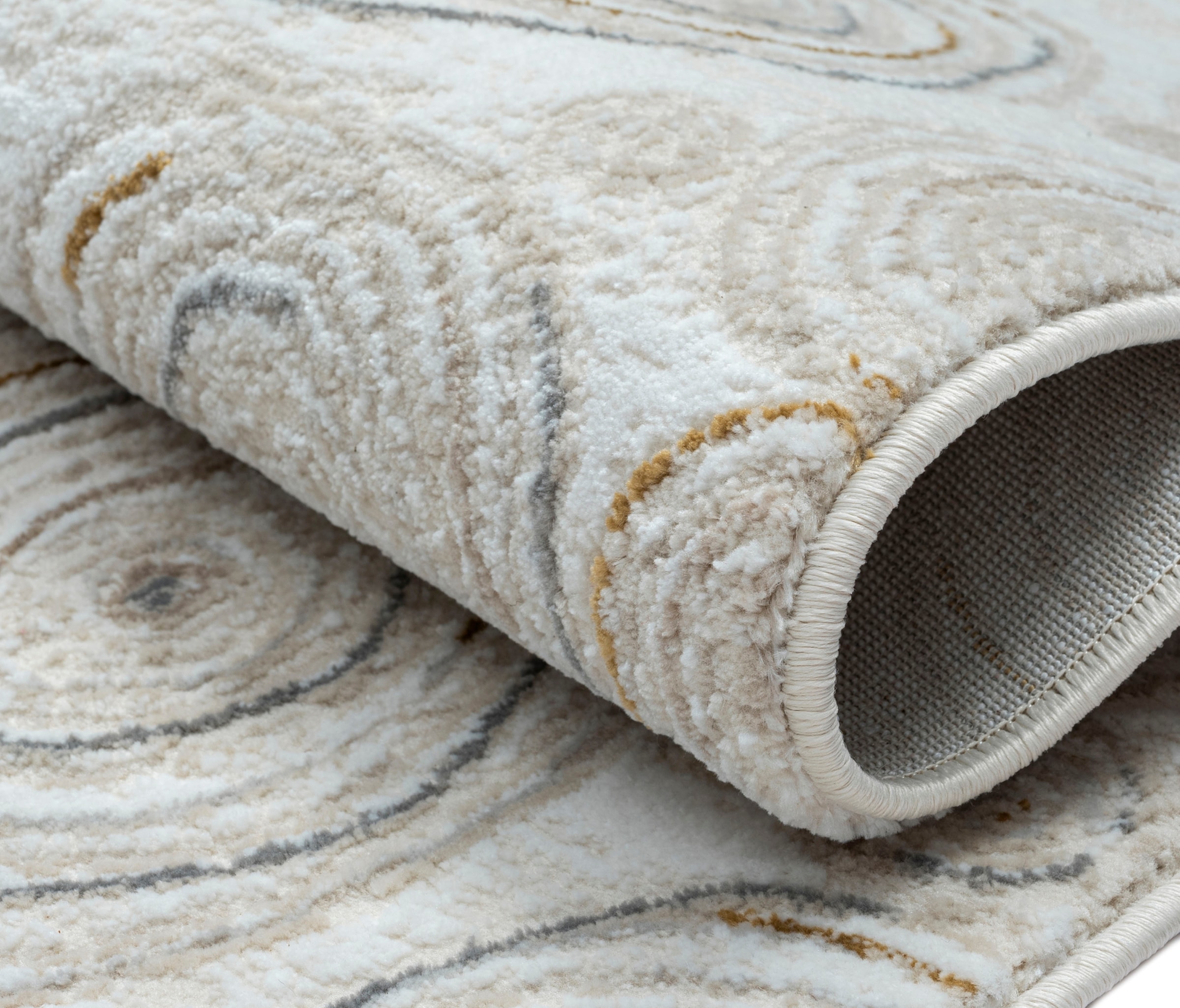 Myflair Möbel & Accessoires Teppich »My Style, LAGERRÄUMUNG!« rechteckig 10 mm Höhe Kurzflor, Scandi-Design, besonders weich durch Microfaser, mit Fransen