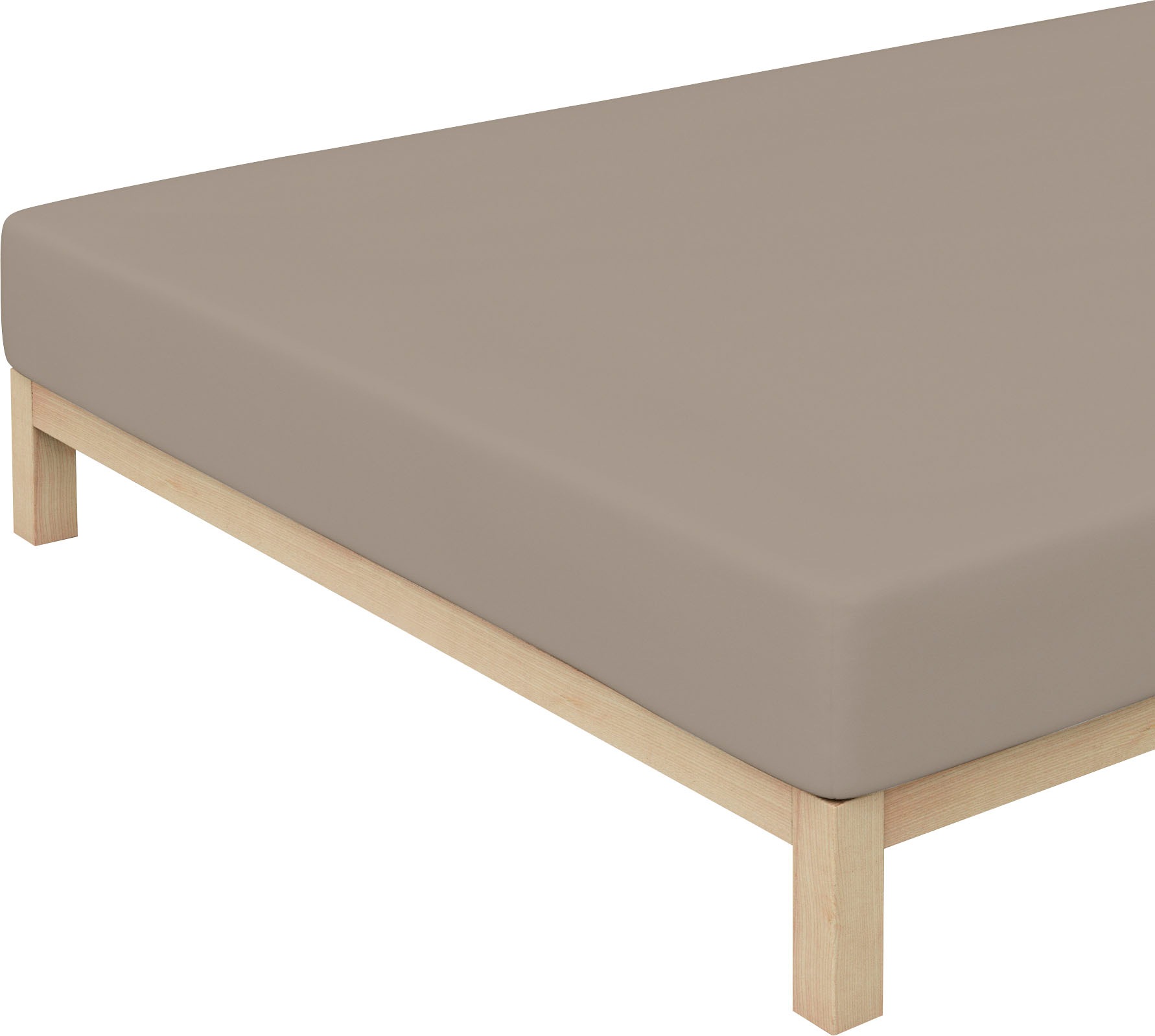 Image of Schlafgut Spannbettlaken »Elasthan-Zwirnjersey«, (1 St.), für extra-straffen Sitz bei Ackermann Versand Schweiz