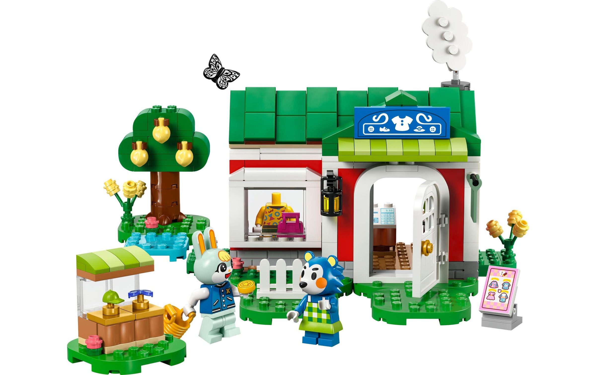 LEGO® Spielbausteine »Animal Crossing Die Schneiderei Schneiderschwestern 77055«