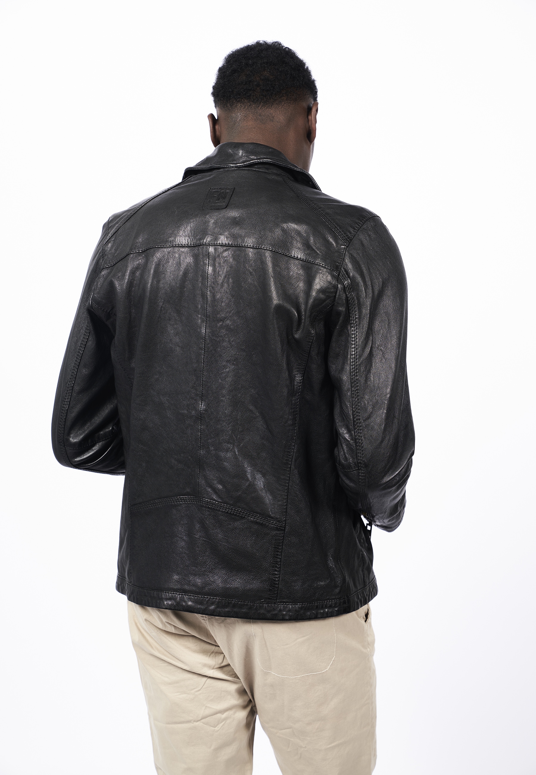 Freaky Nation Veste en cuir »Jarick-FN«