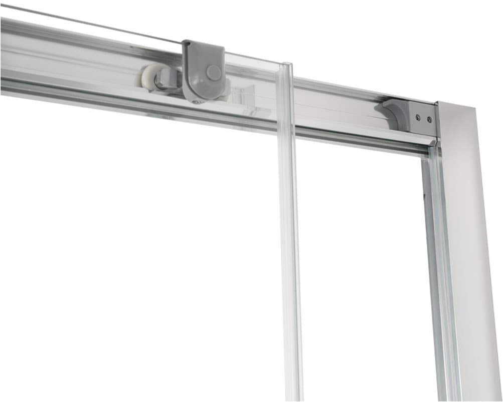 welltime Eckdusche »New Summer« verbessertes Rollensystem, hochwertiger Aluminiumrahmen, 6mm ESG