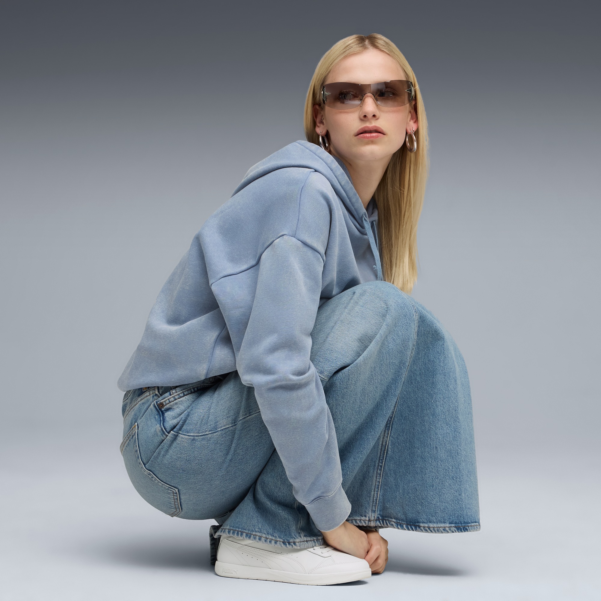 PUMA Kapuzensweatshirt »ESS ELEVATED RELAXED WASH HOODIE FL«