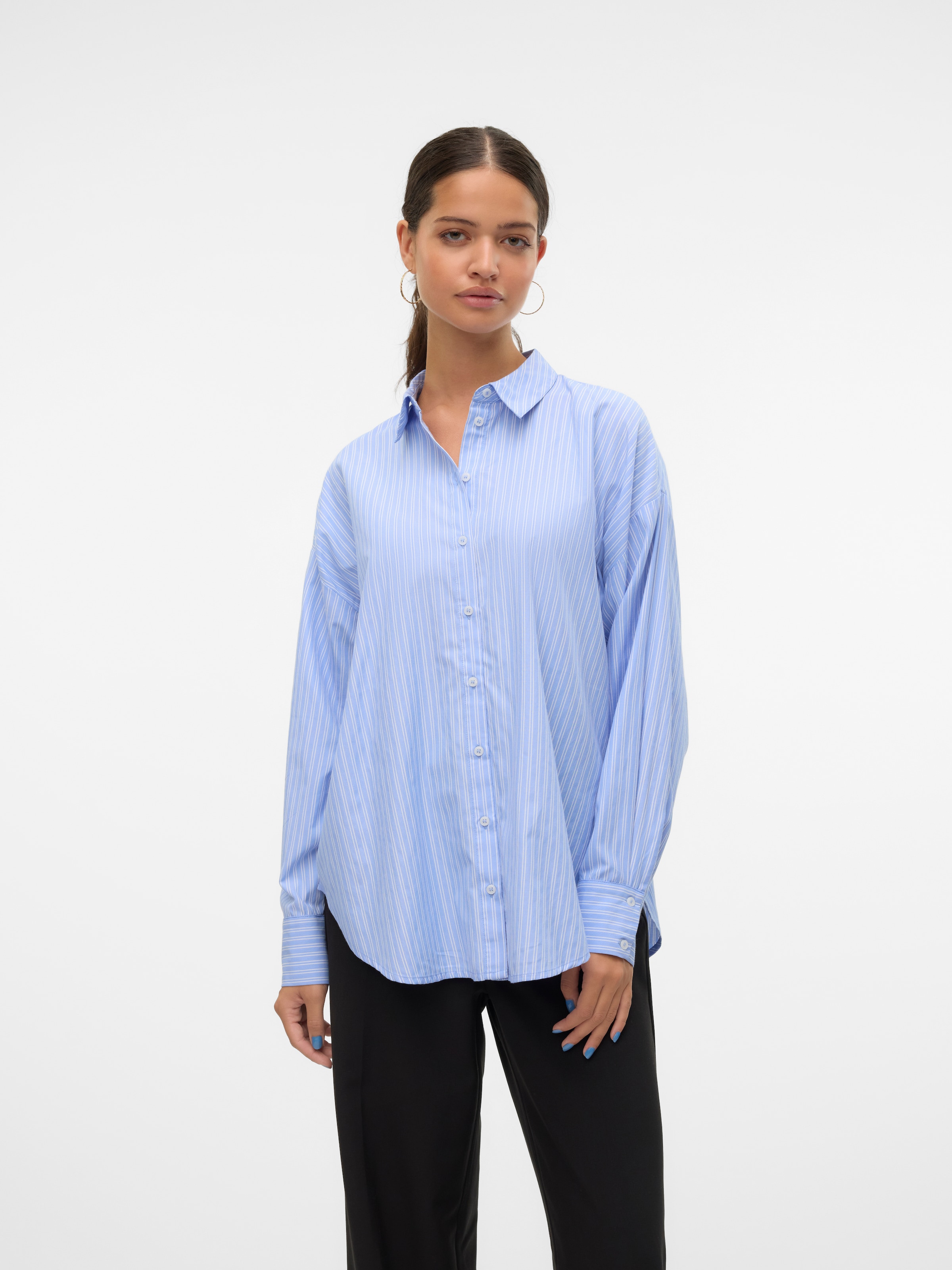 Image of Vero Moda Langarmbluse "VMFANNI LS SHIRT WVN GA NOOS"