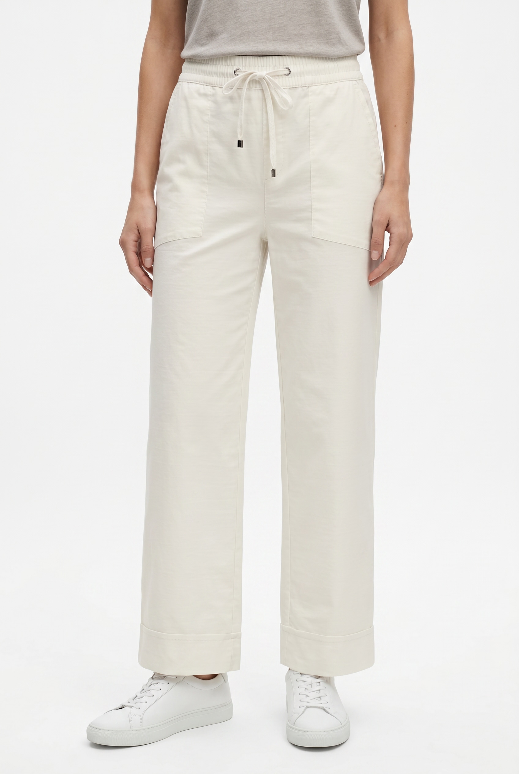 STREET ONE Pantalon en tissu »Style Amalia«  pantalon d'été avec taille élastique et cordon de serrage